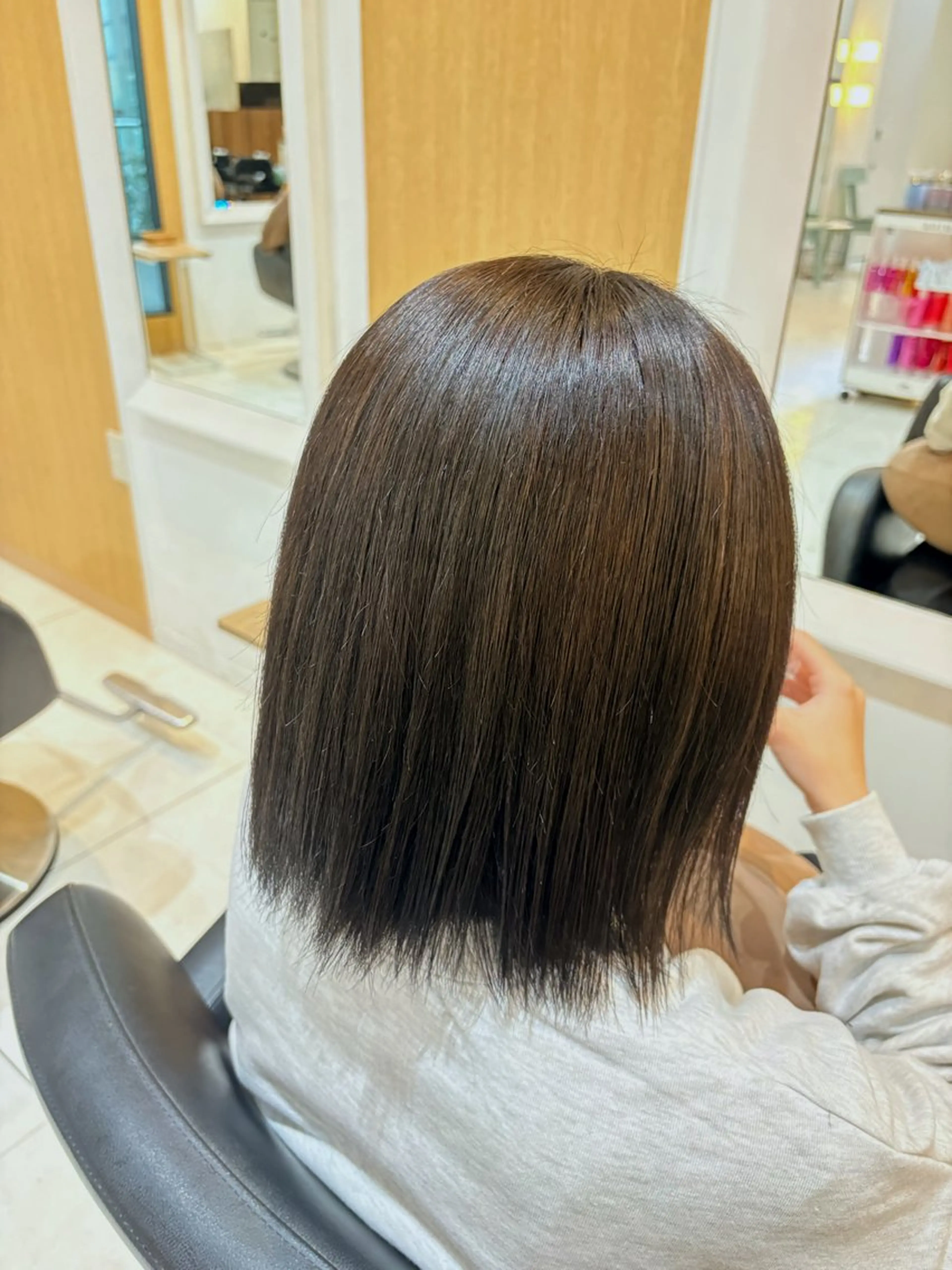 ショート カラー ブラウンカラー ナチュラルブラウン ヘアカラー hair salon blossy.所属・hair salon blossy./ちばのヘアスタイル