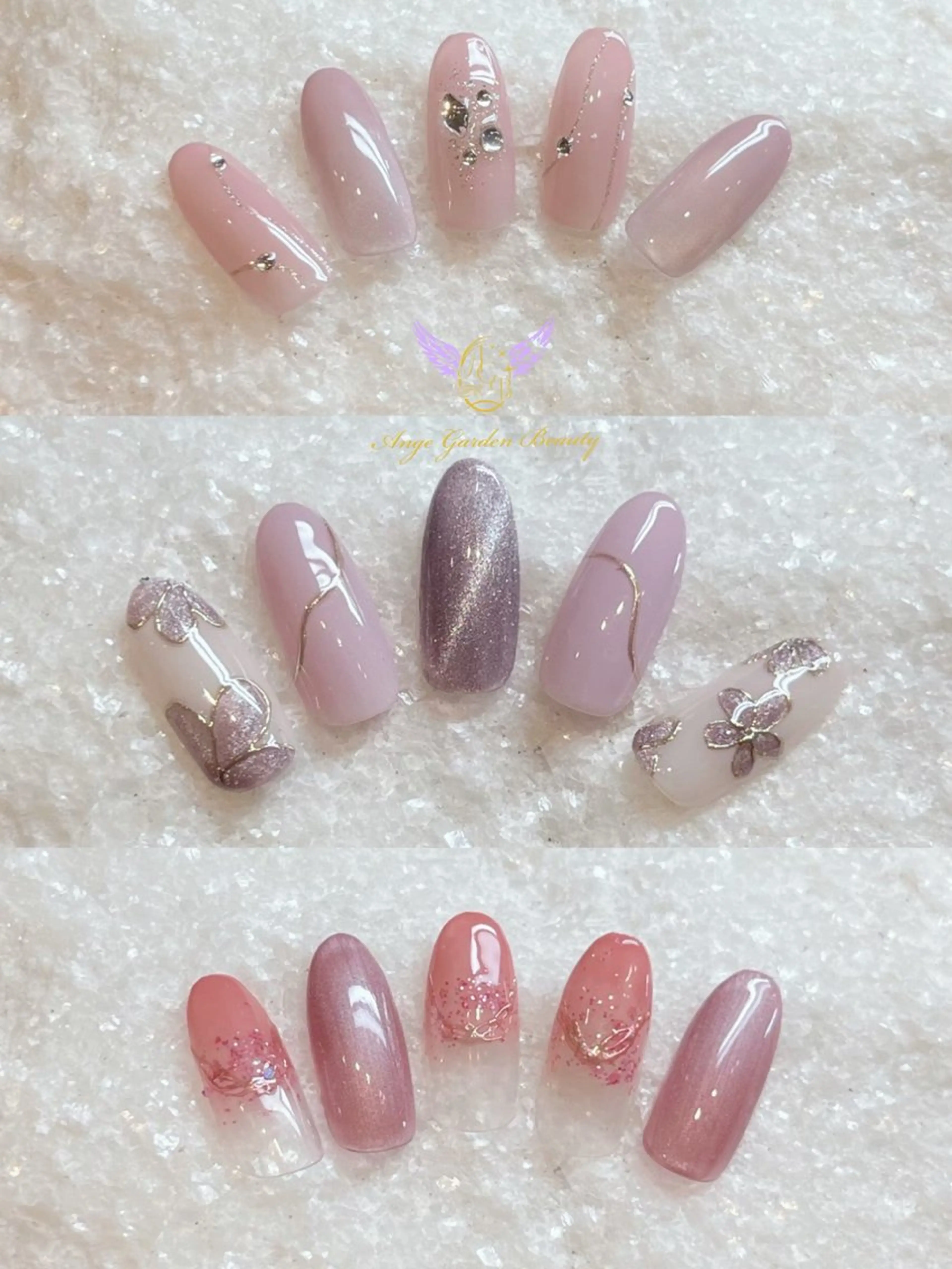 ネイル ハンドネイル AngeGarden Beautymihoのネイルデザイン