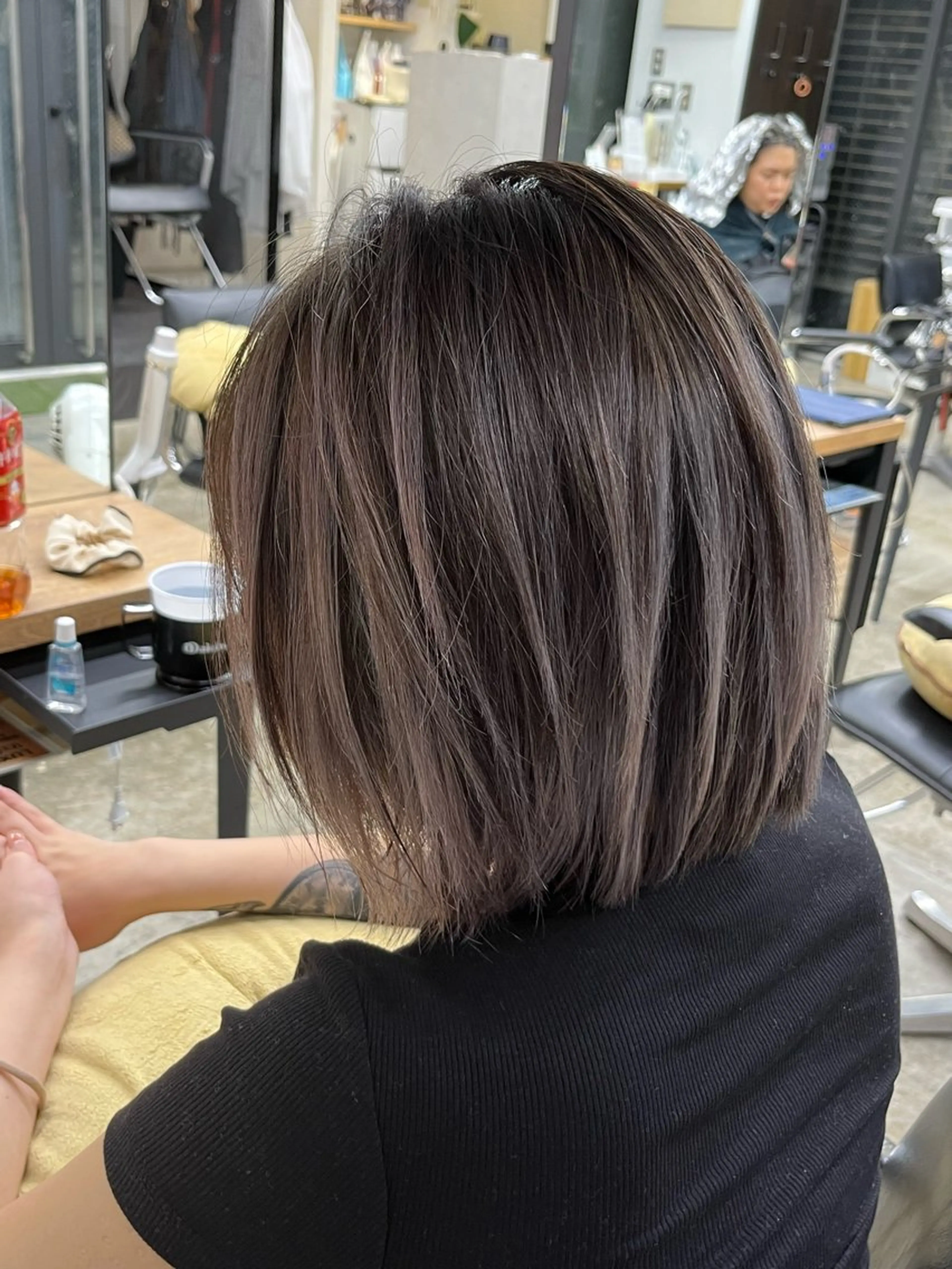 ミディアム わたる /カットモデル募集のヘアスタイル