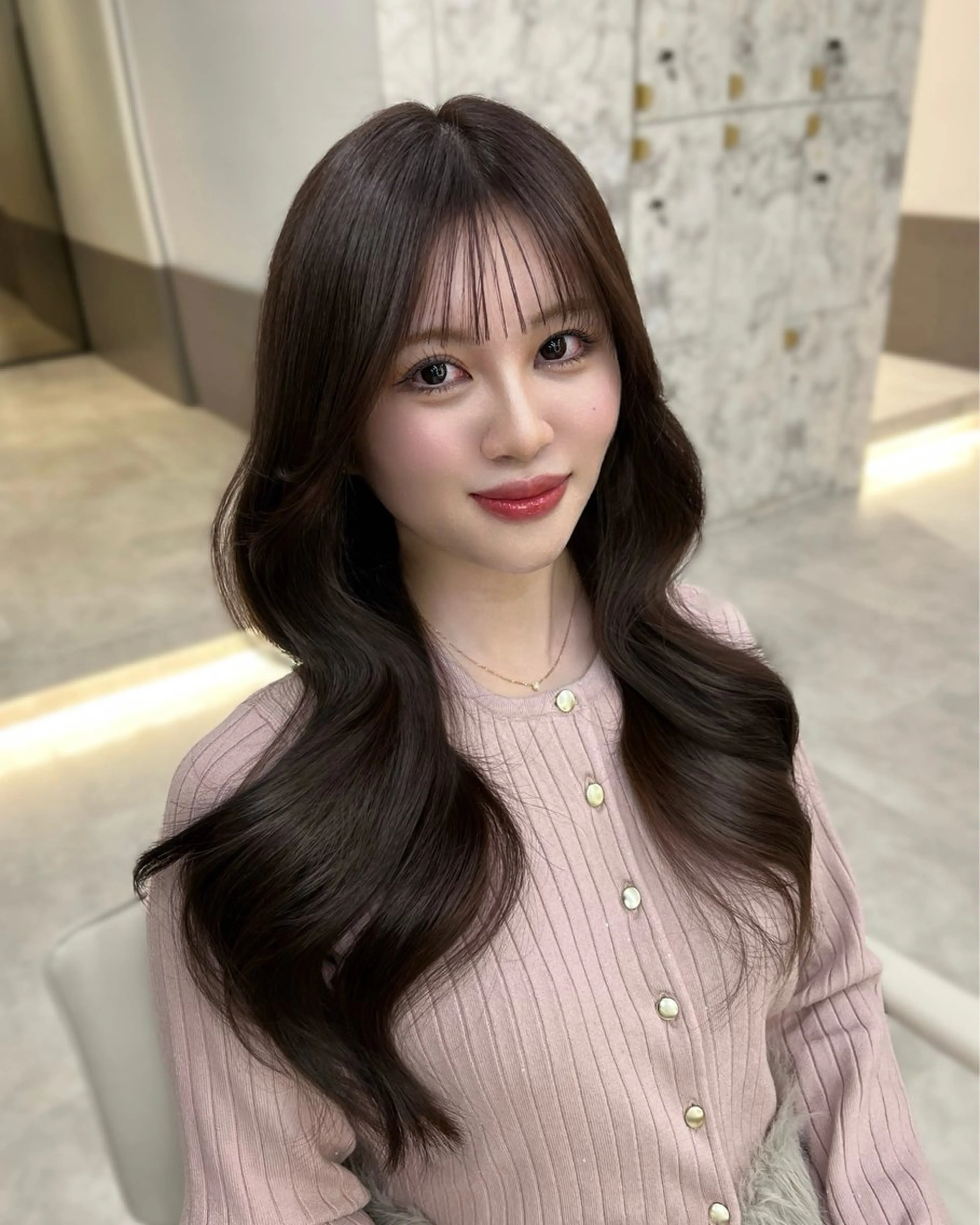 ロング カラー 韓国風ヘア トリートメント 🏅韓国ヘア/新宿/ レイヤー/KSukeのヘアスタイル