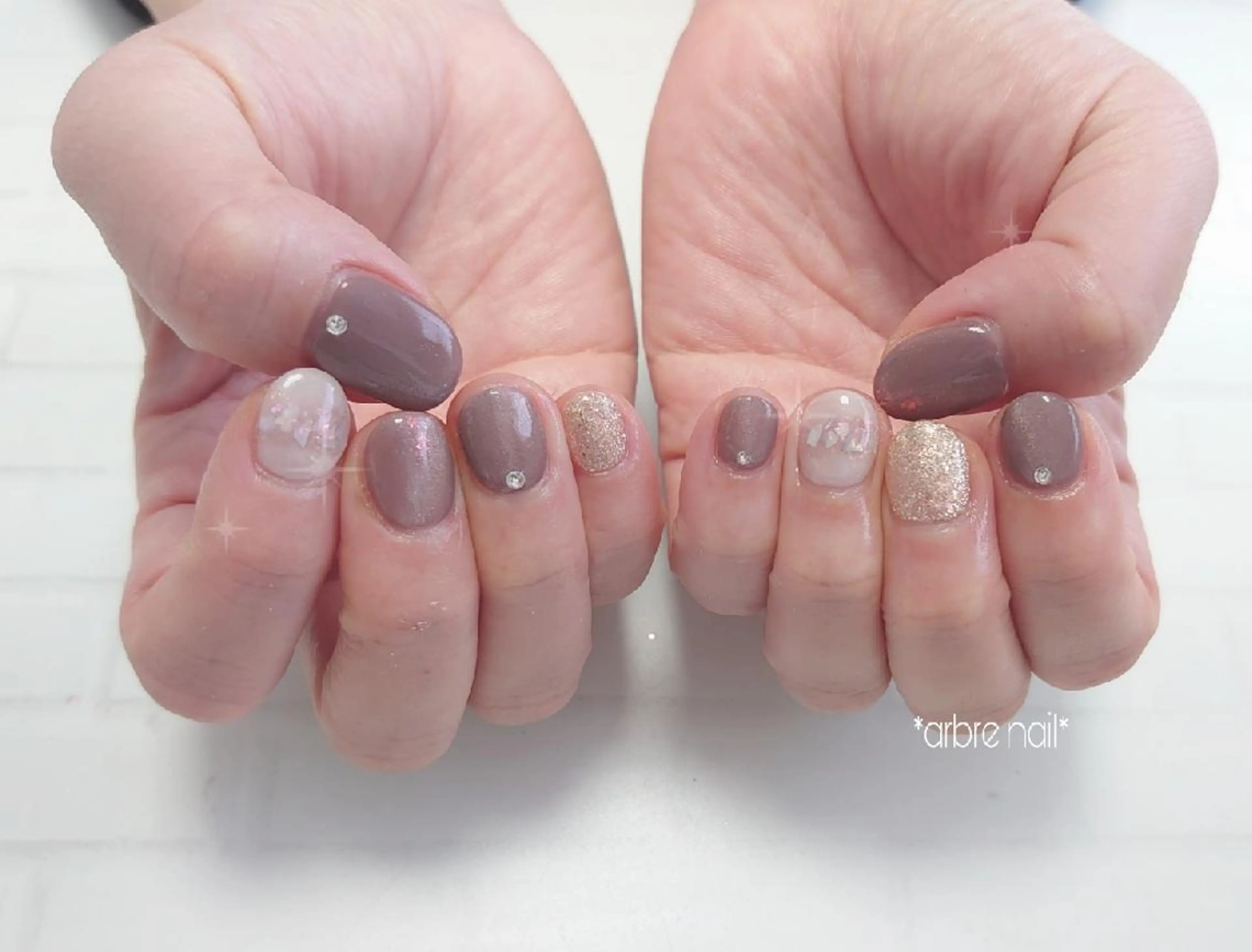 ネイル ＊arbre nail＊.アーブルネイル所属・✯.。 arbre  nail 。✯.のネイルデザイン