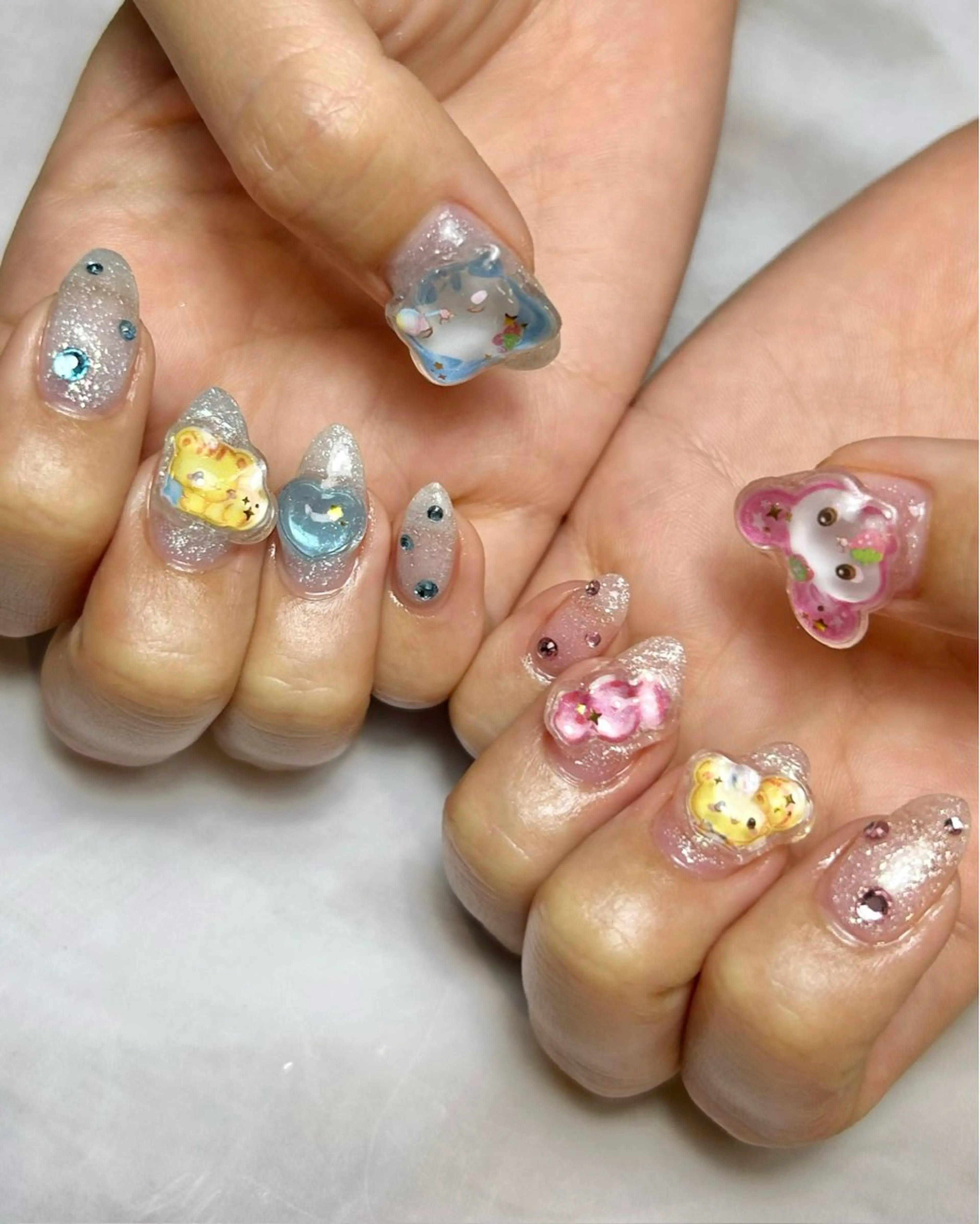 ネイル 持ち込み ぷっくりネイル ハンドネイル Reflection marikoのネイルデザイン