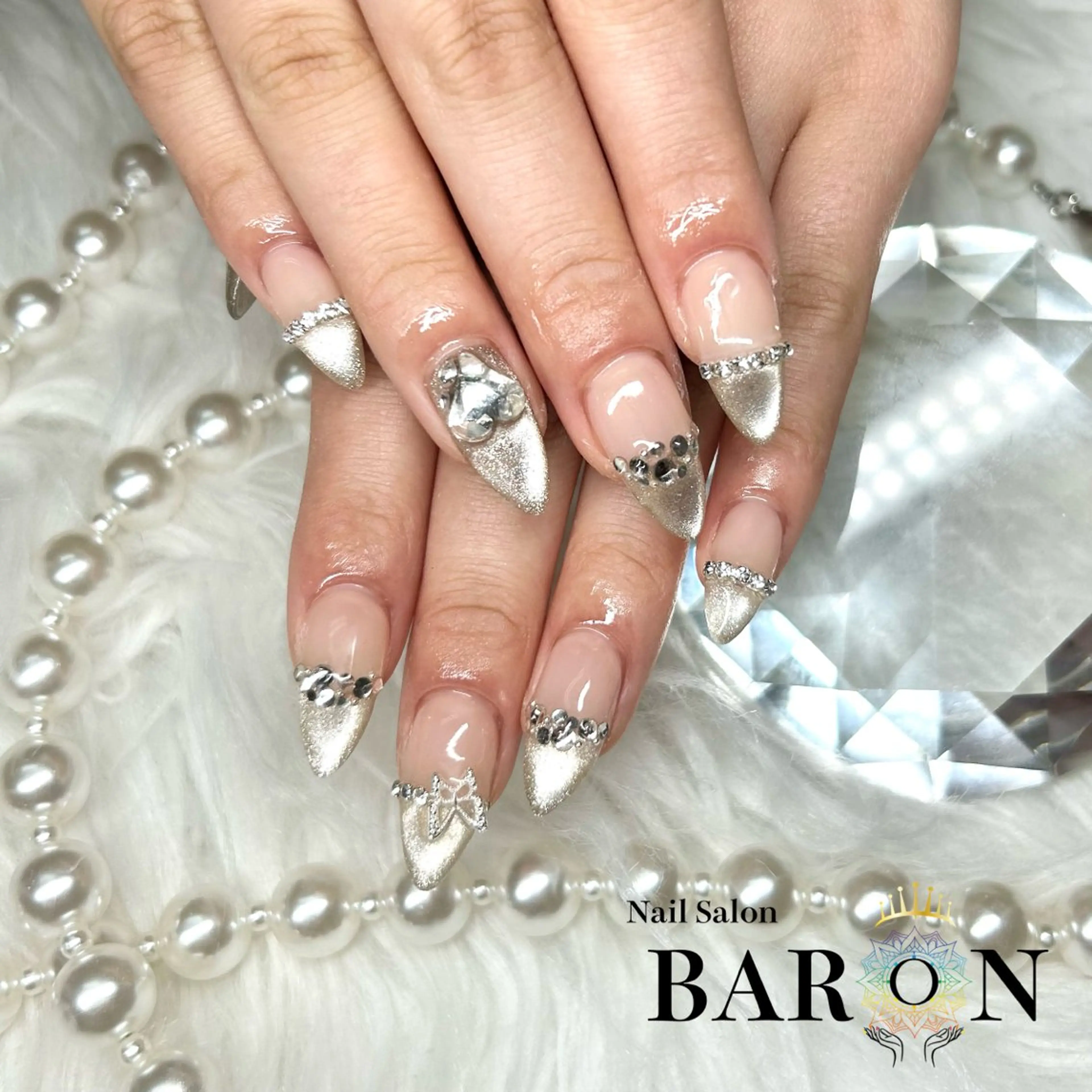 ネイル マグネットネイル ♛︎BARON♛︎ SUMIRE.のネイルデザイン