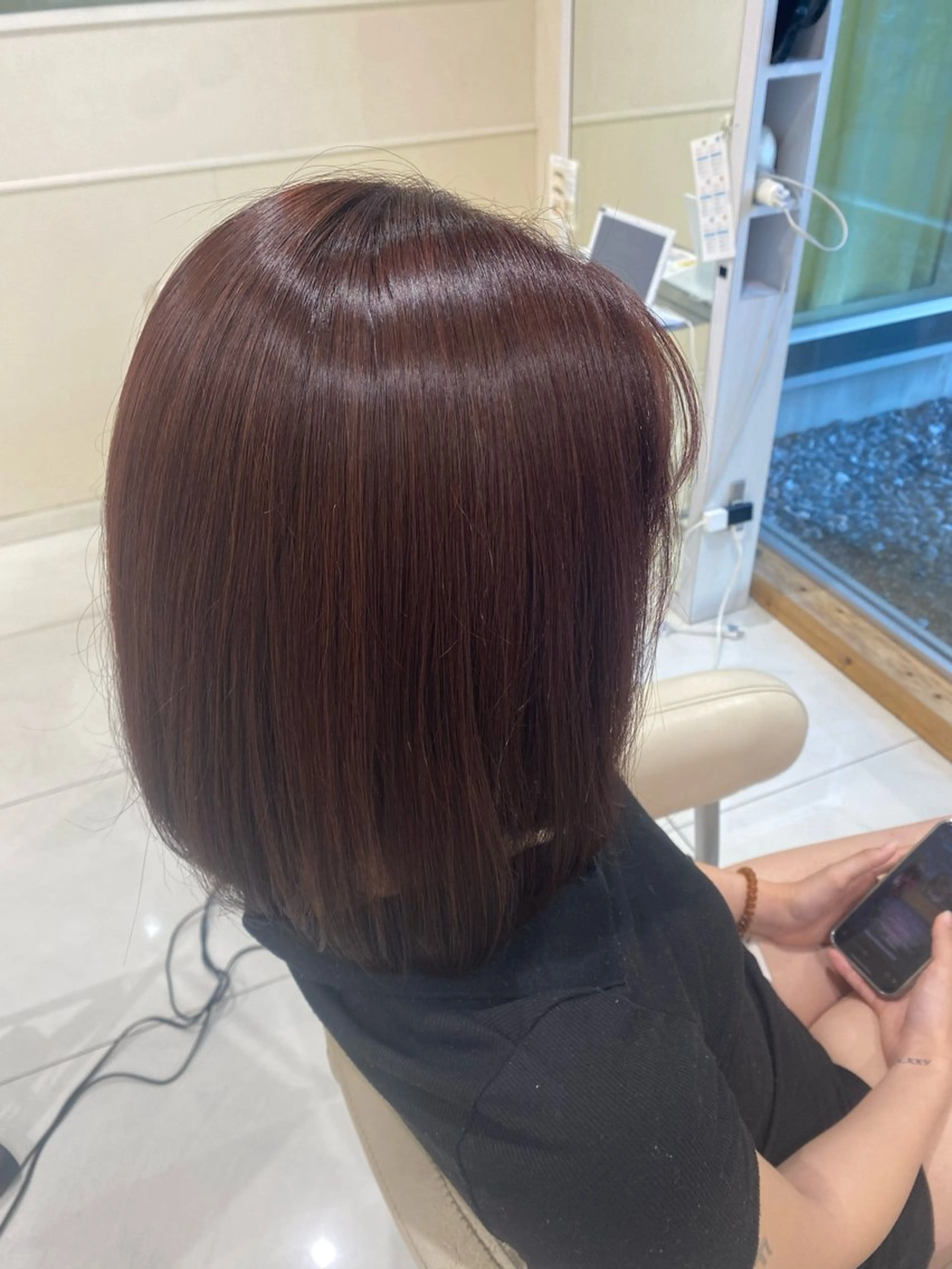 カラー 中山 愛美莉のヘアスタイル