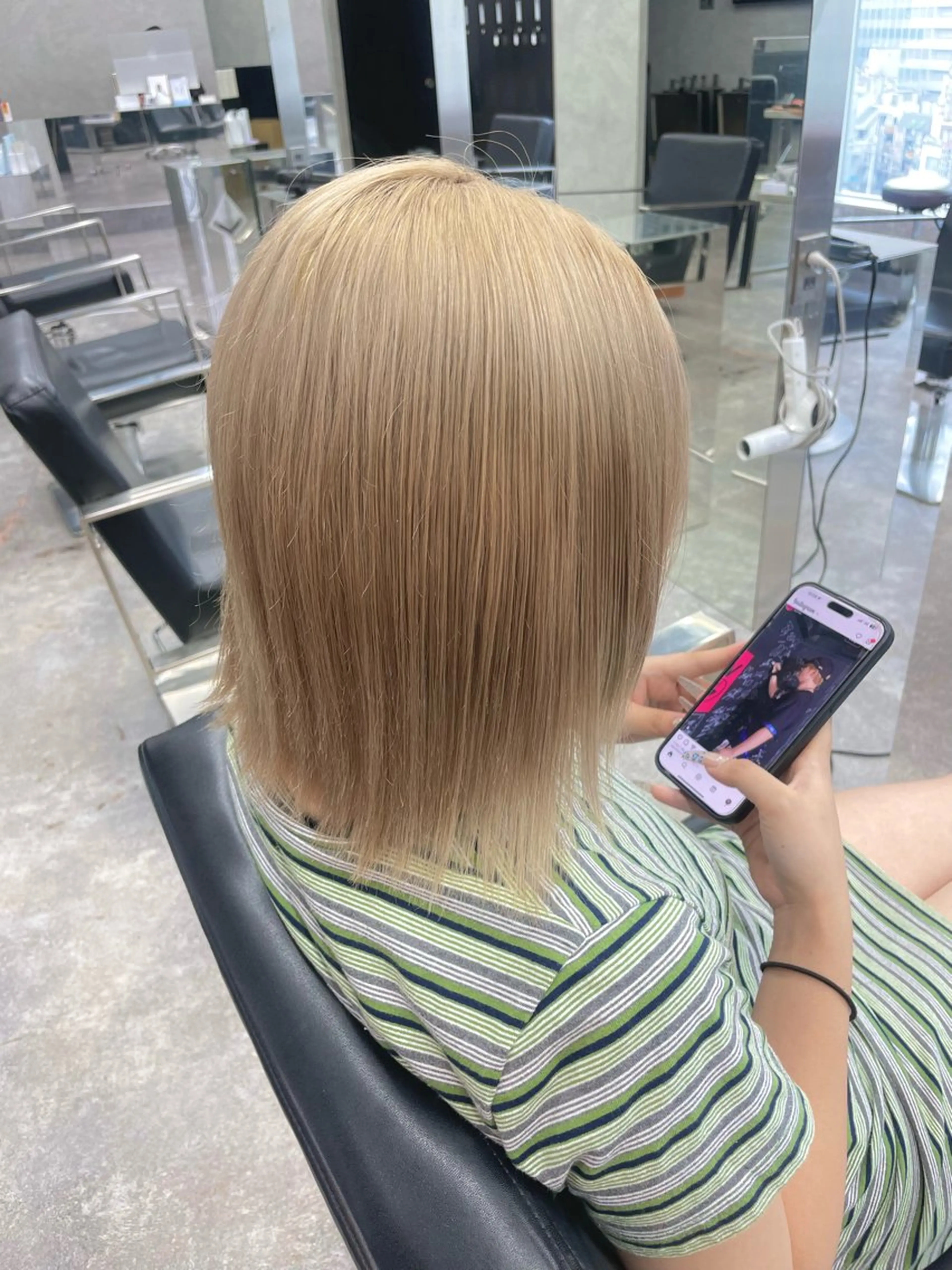 ミディアム カラー Eir chayamachi所属・Eir SEIKAのヘアスタイル