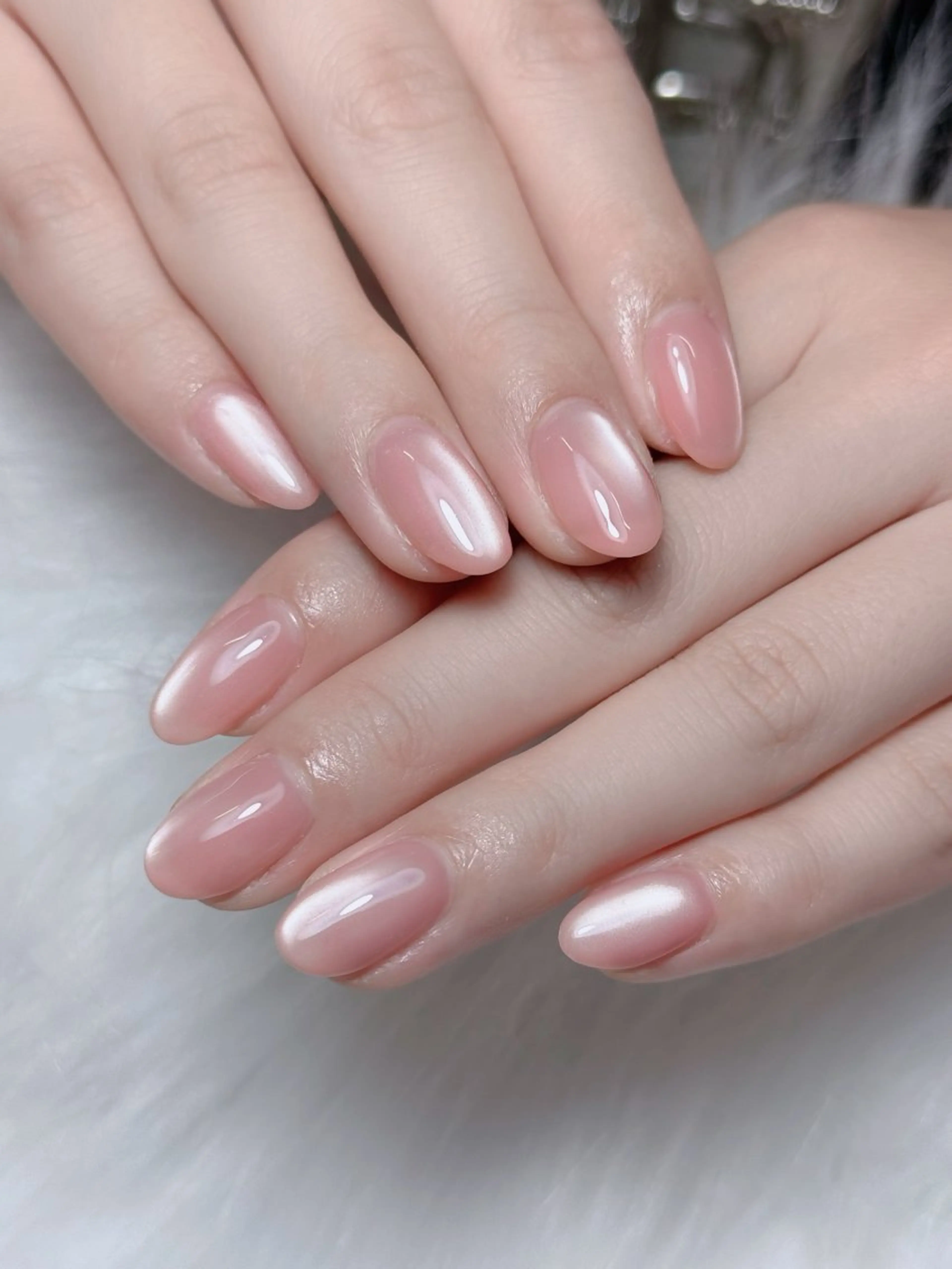 ネイル オーロラネイル チークネイル フットネイル フレンチネイル 韓国ネイル ハンドネイル Lumi Nailのネイルデザイン