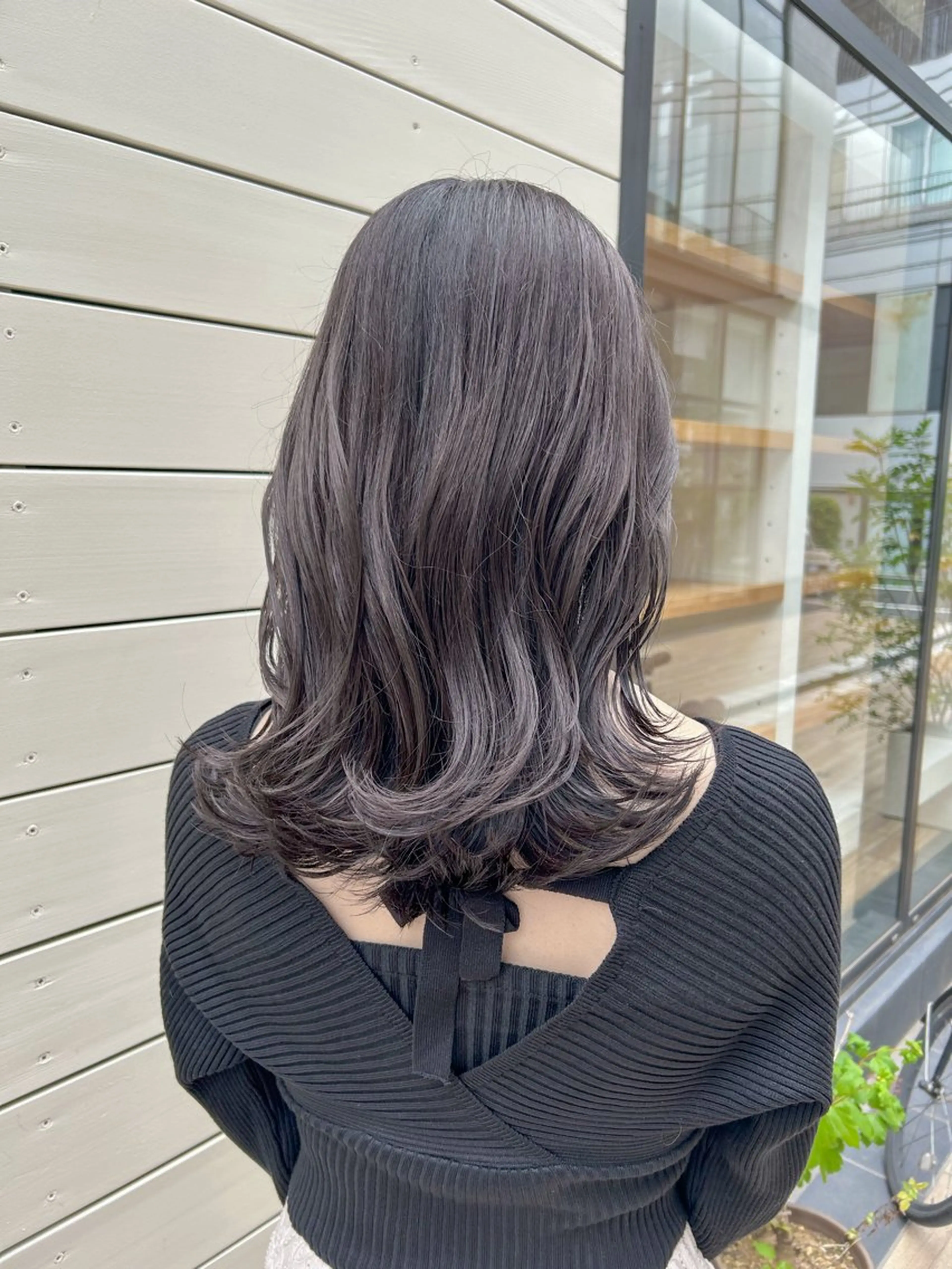 セミロング カラー ヘアアレンジ カット ヘアカラー トリートメント yuka .のヘアスタイル