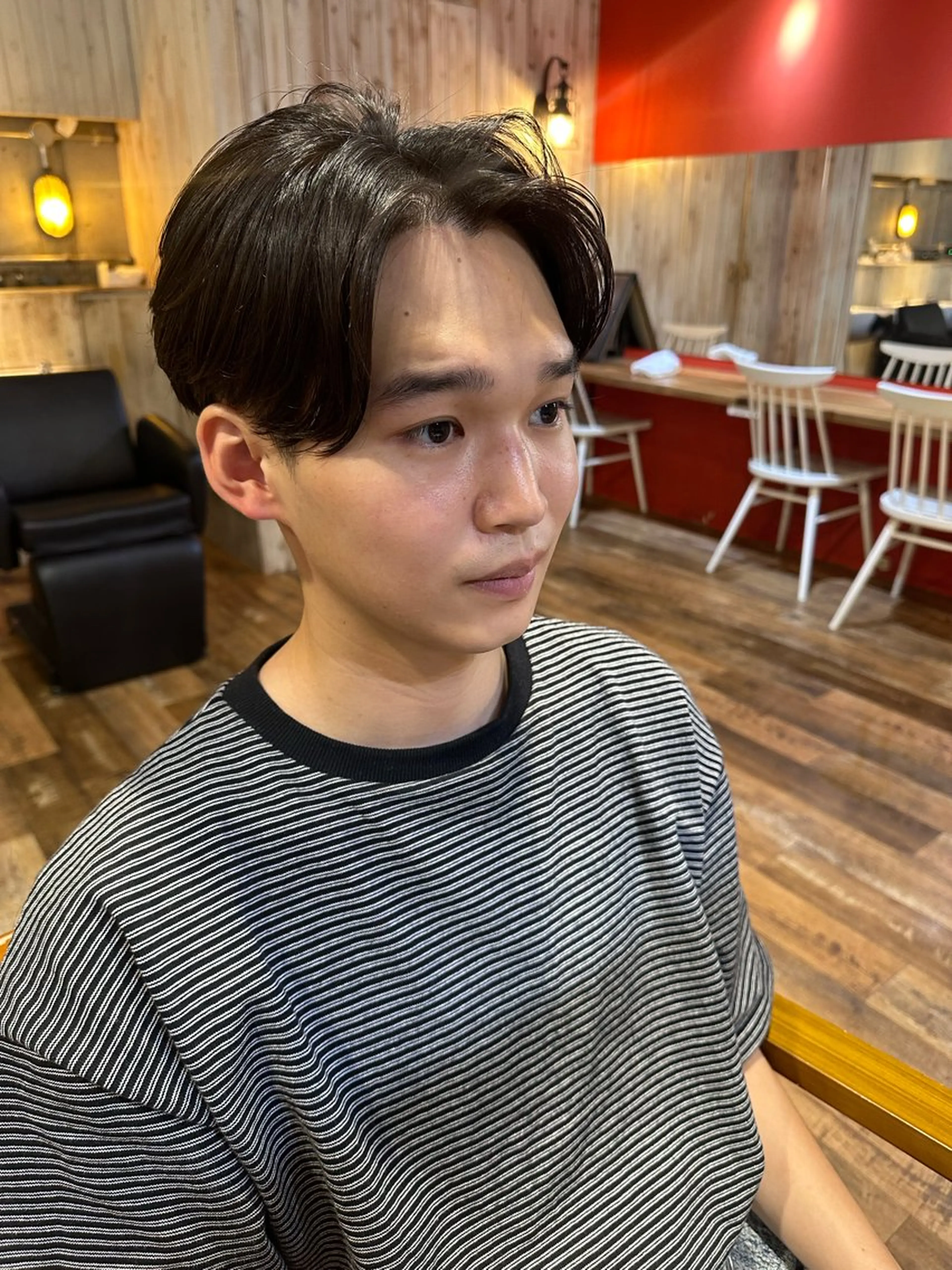 ショート メンズ カット 横浜美容室／暖色系 michika🌹のヘアスタイル