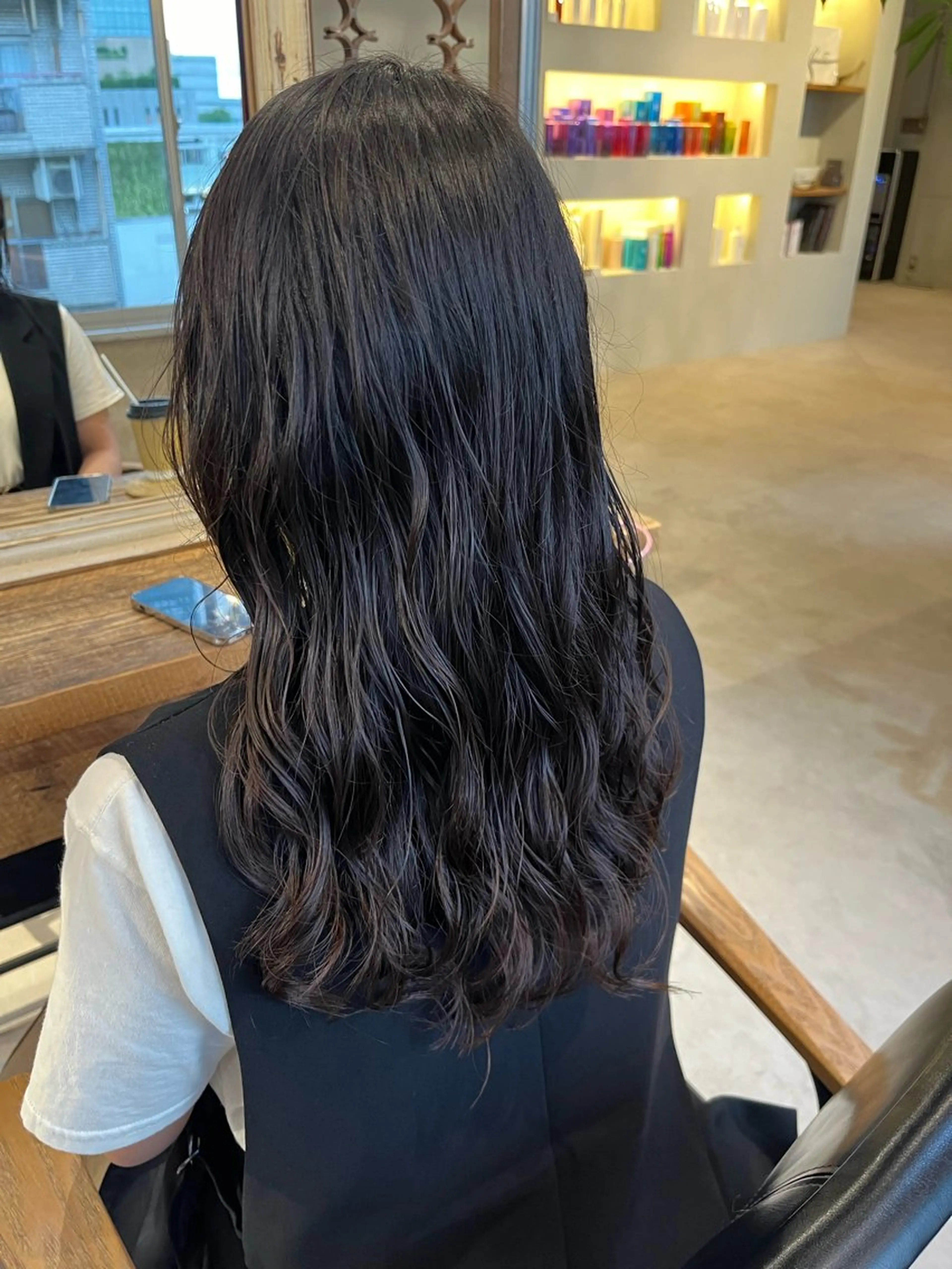 セミロング セミロングパーマ カット パーマ スタジオノル パーマ🌀あやなのヘアスタイル