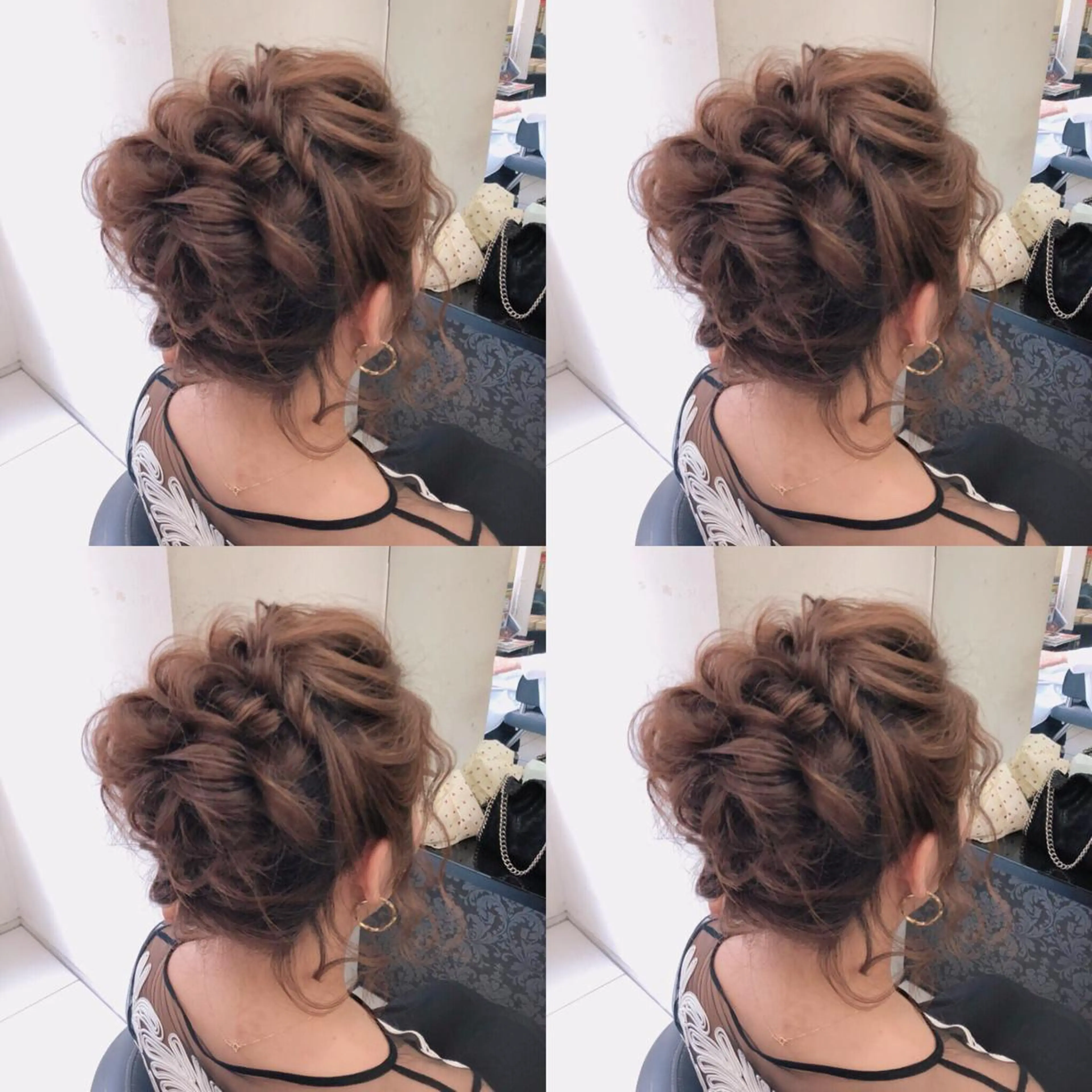 ミディアム ヘアアレンジ ヘアセット 🌷MAYU 🌷のヘアスタイル