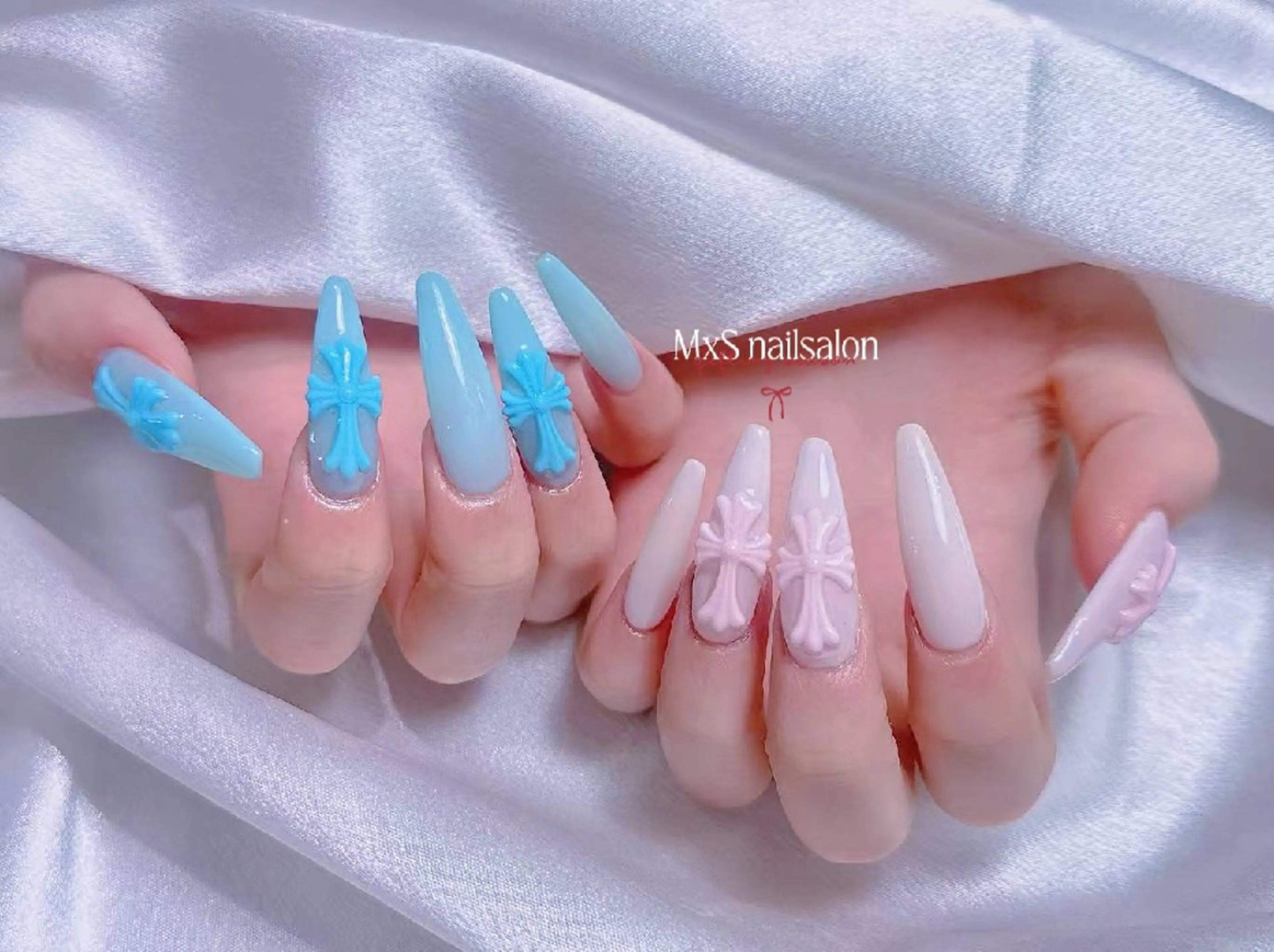 ネイル ハンドネイル ハンドケア MxS Nail(長さだし/フィルイン/マグネット/韓国ネイル/ワンホンネイル/ワンカラー)所属・MxS リィリィのネイルデザイン