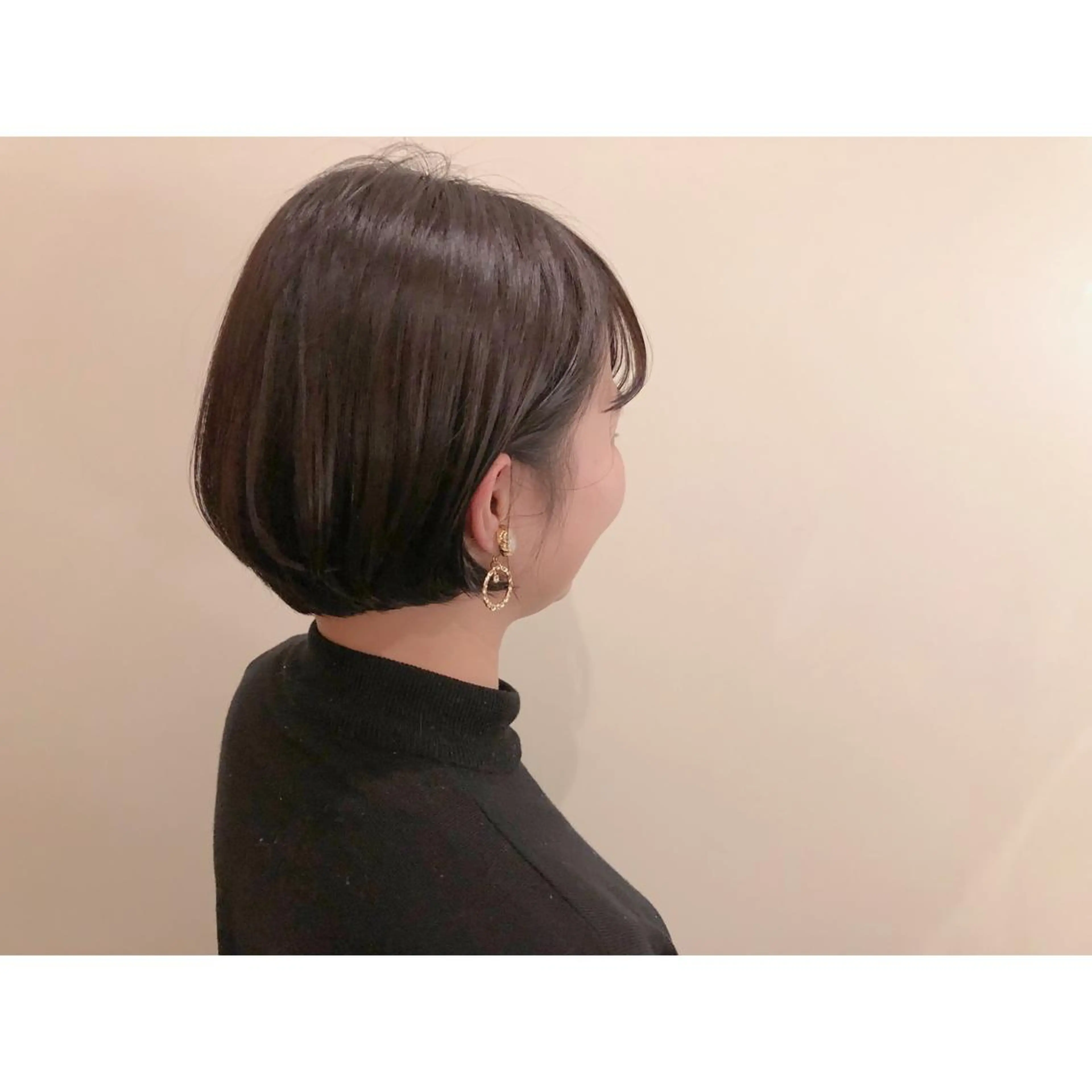 ショート ヘアカラー トリートメント 心斎橋 美髪職人　近江のヘアスタイル