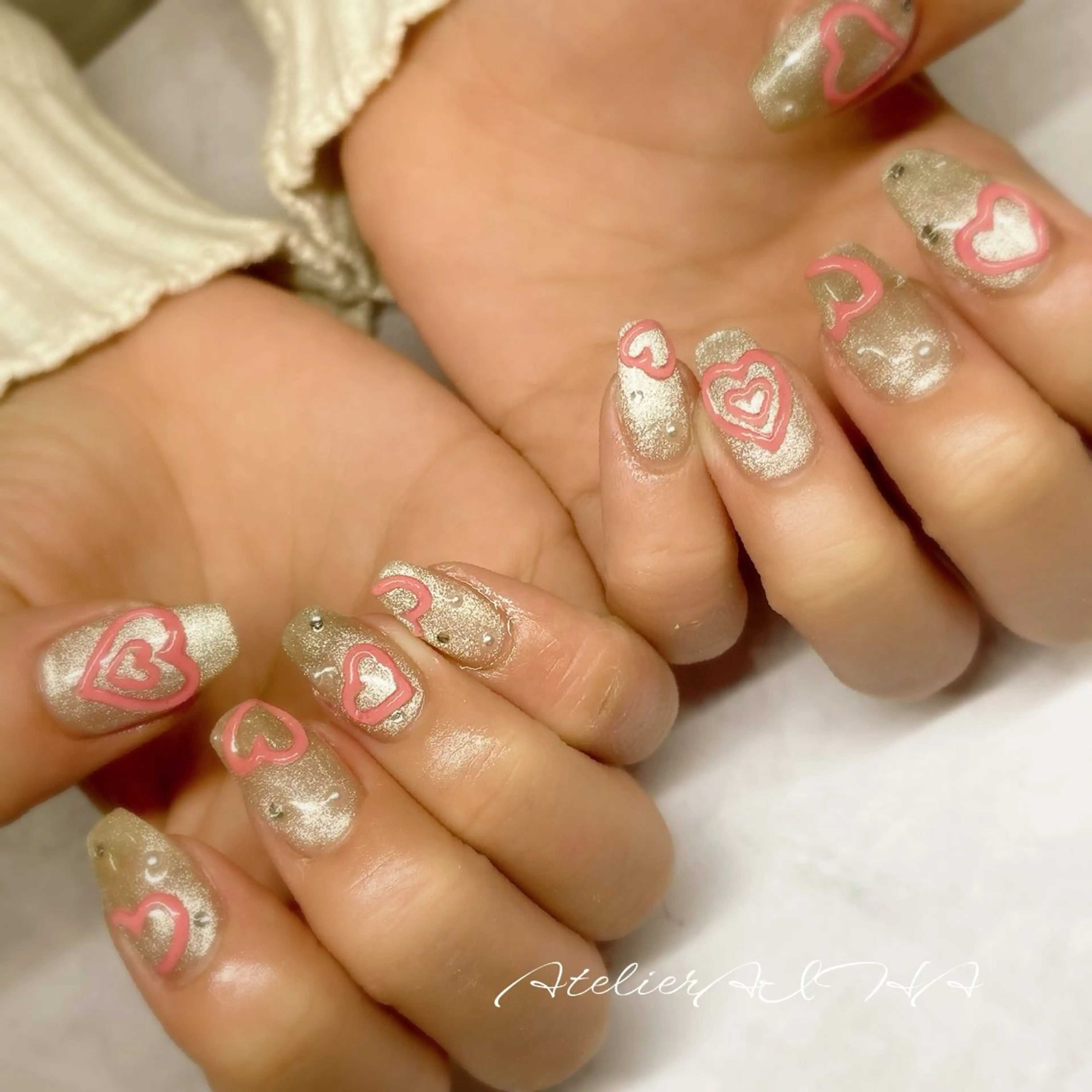 ネイル ハンドネイル アトリエAIHA所属・アトリエAIHA★ フィルイン推奨サロンのネイルデザイン