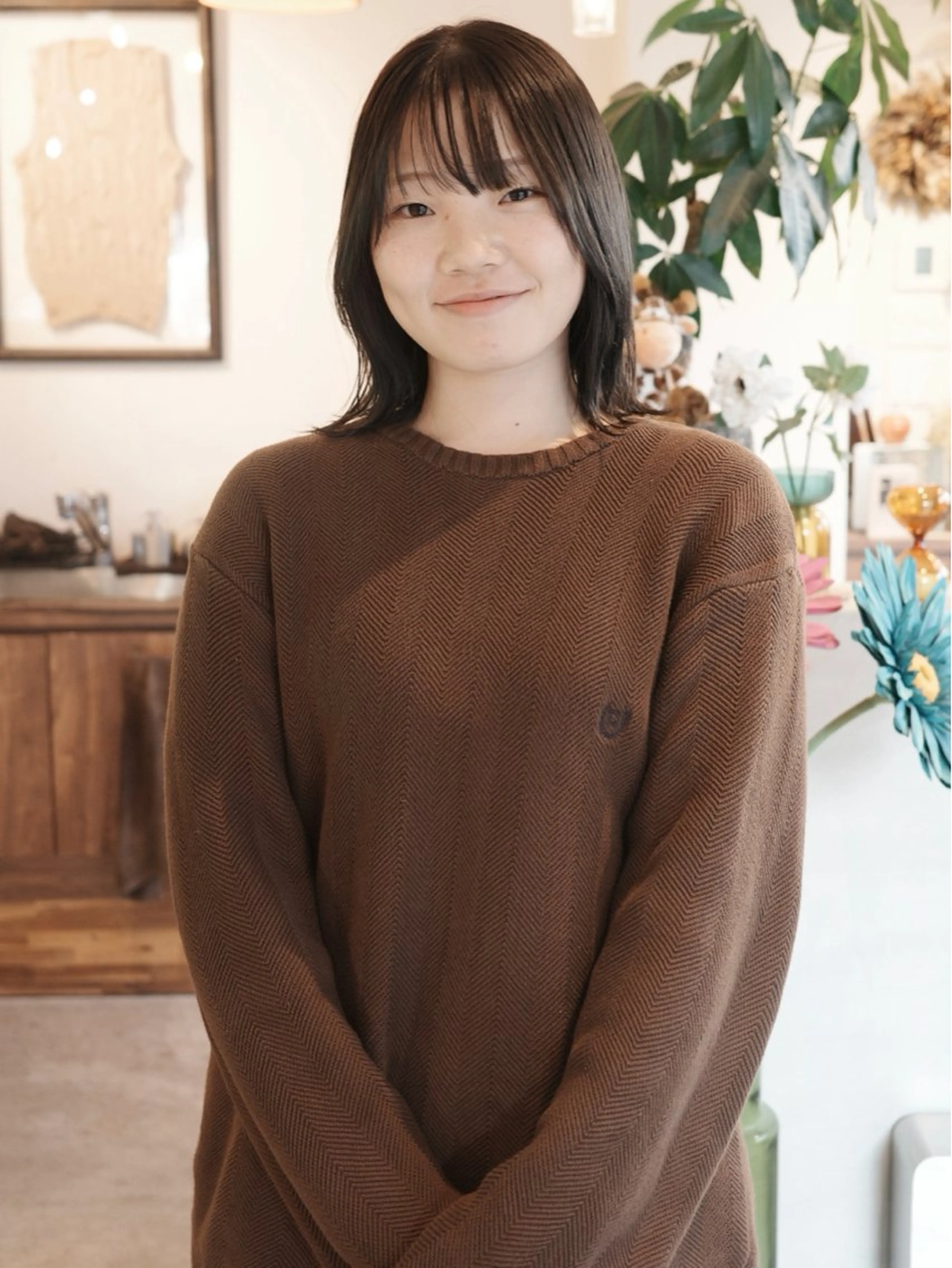 ショート トリートメント ヘアカラー (h)wim kikoのヘアスタイル