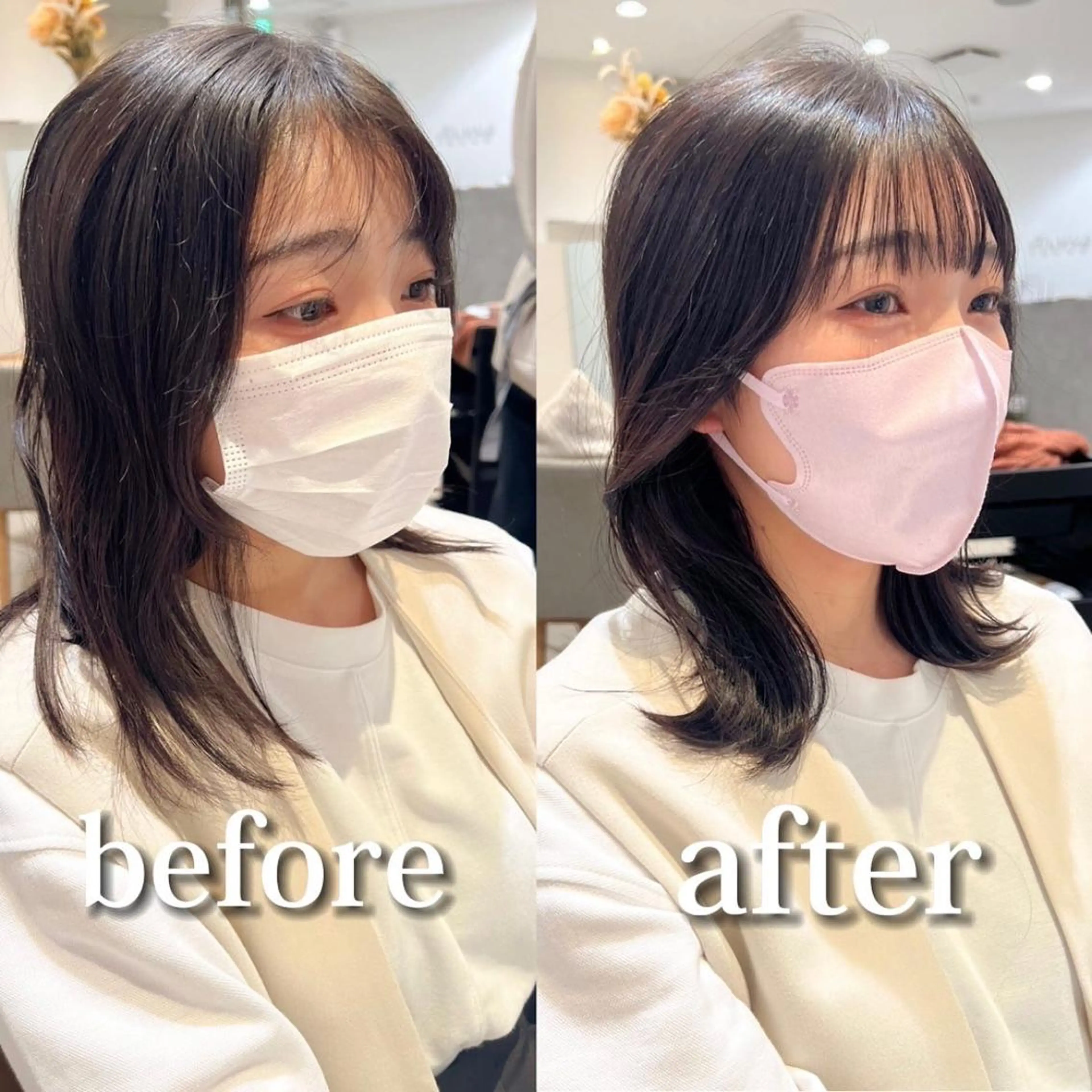 セミロング カット 縮毛矯正 トリートメント ✨髪のお医者さん✨ イナガキハヤトのヘアスタイル