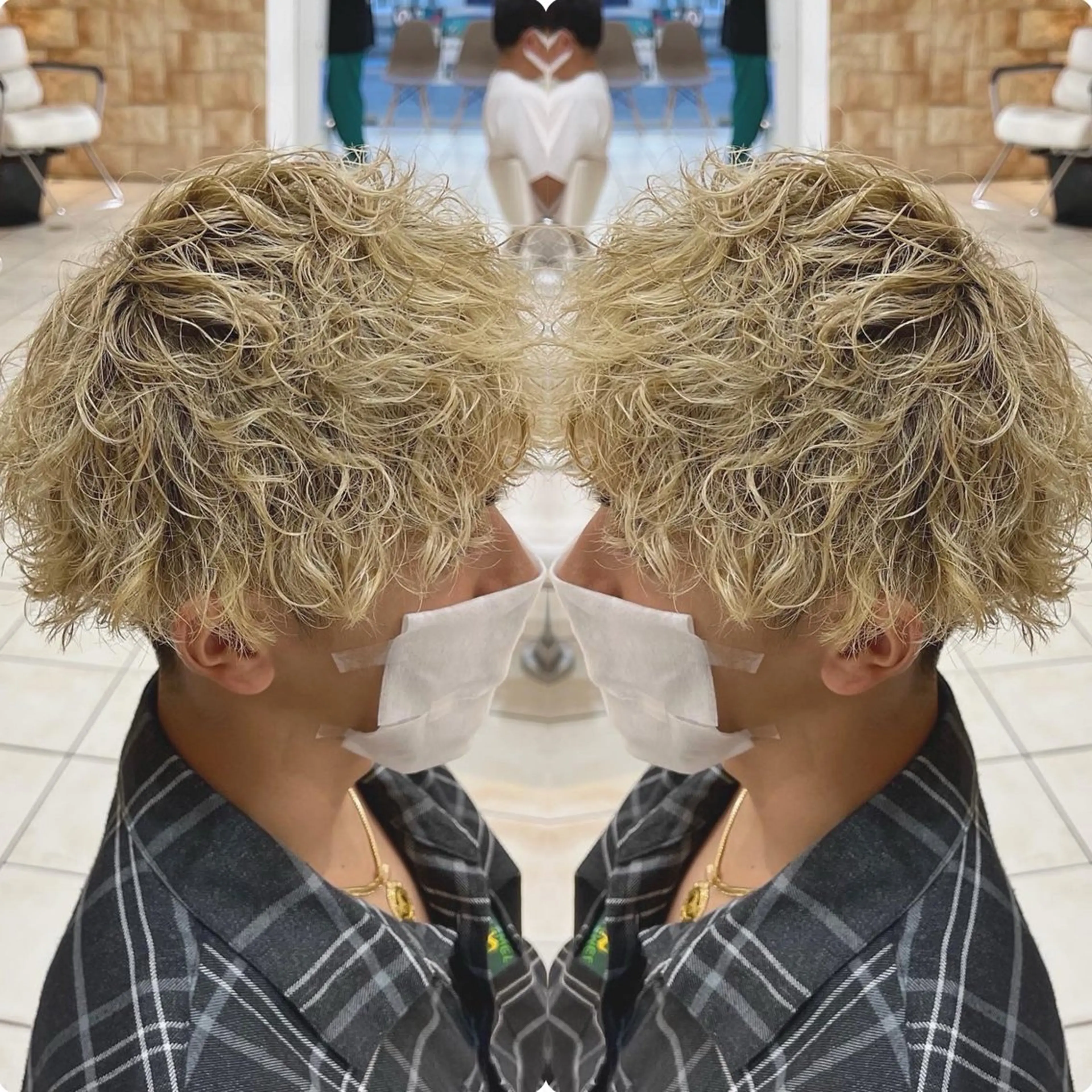 ミディアム 👑曲がる縮毛矯正 /パーマ👑ショウのヘアスタイル