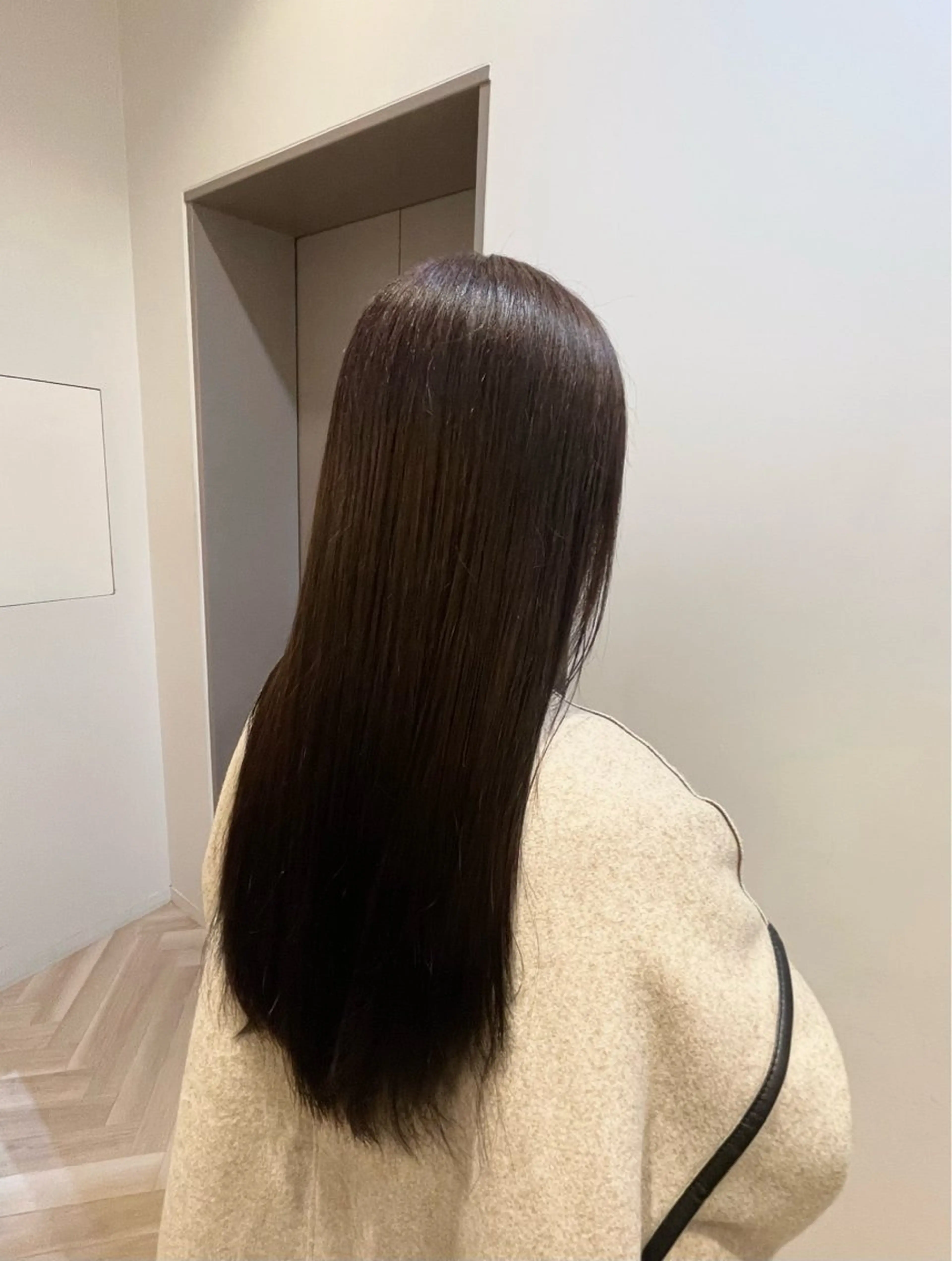 ロング カラー ヘアアレンジ ブリーチ ボルドーカラー ブラウンカラー カシス ダブルカラー ヘアカラー トリートメント 🎈ブリーチなし暖色 カラー/レッド/ゆいのヘアスタイル