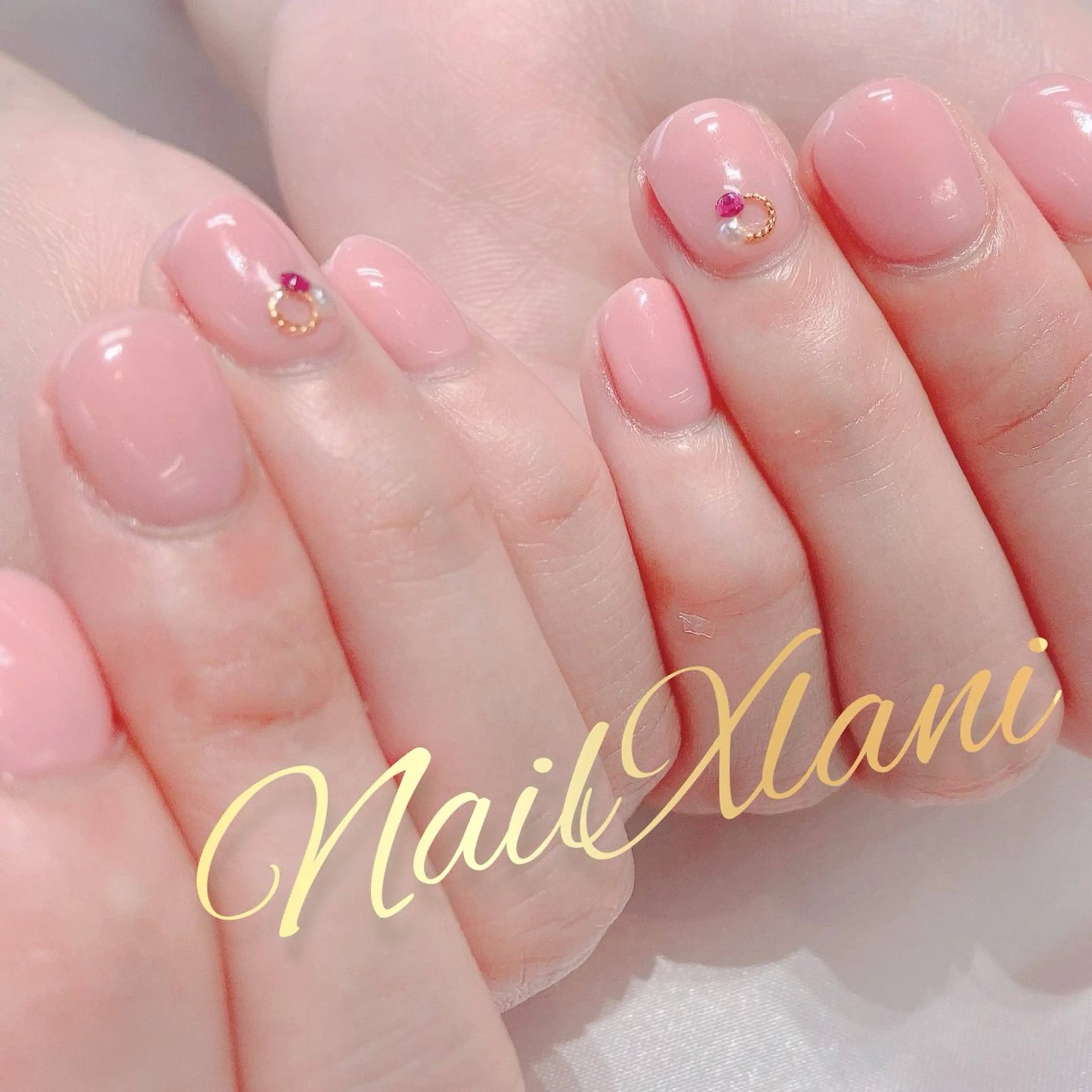 ネイル Nail×Lani 深爪矯正対応◎のネイルデザイン