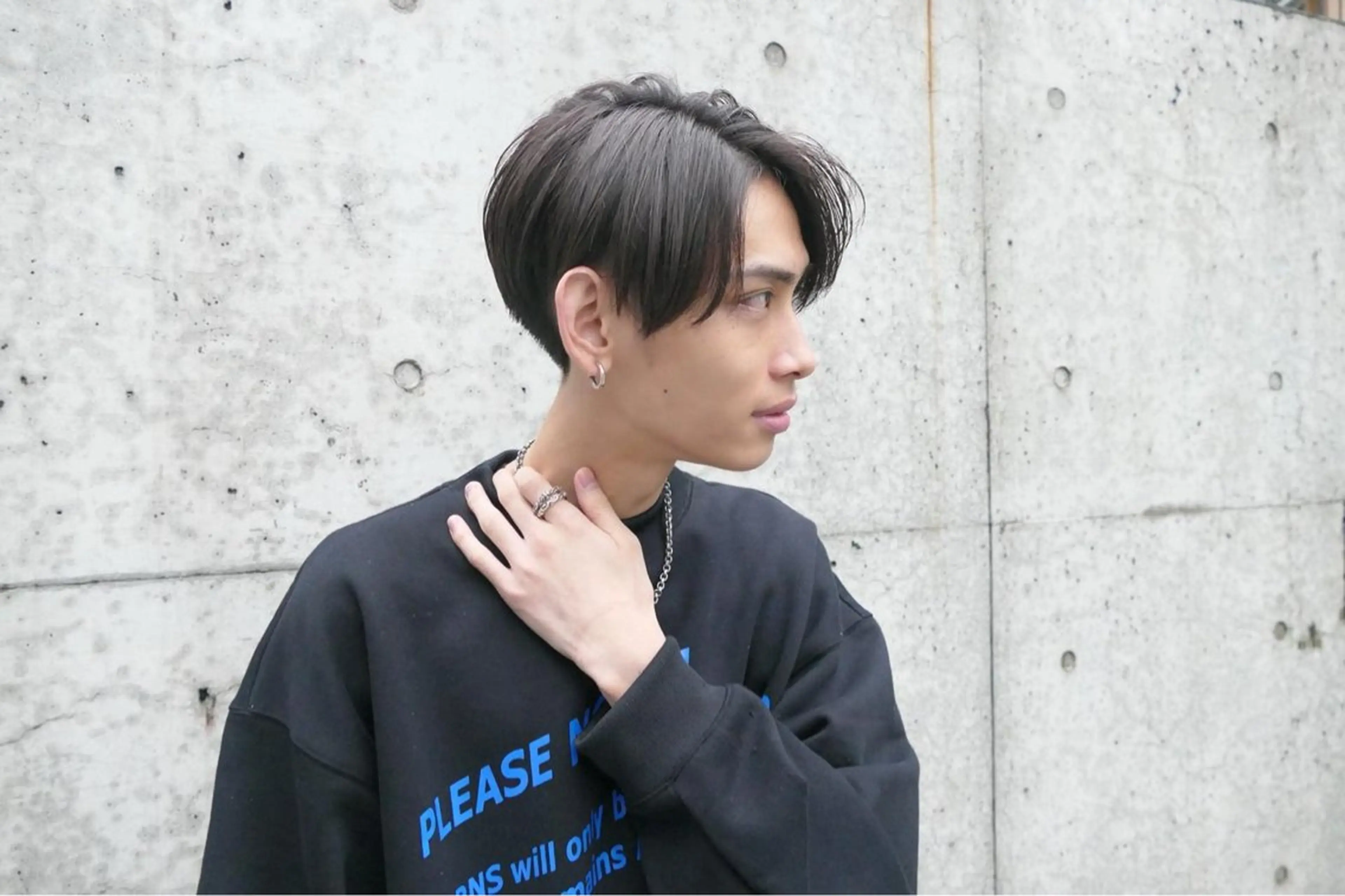 ショート パーマ メンズ カット 縮毛矯正 江﨑 翔のヘアスタイル