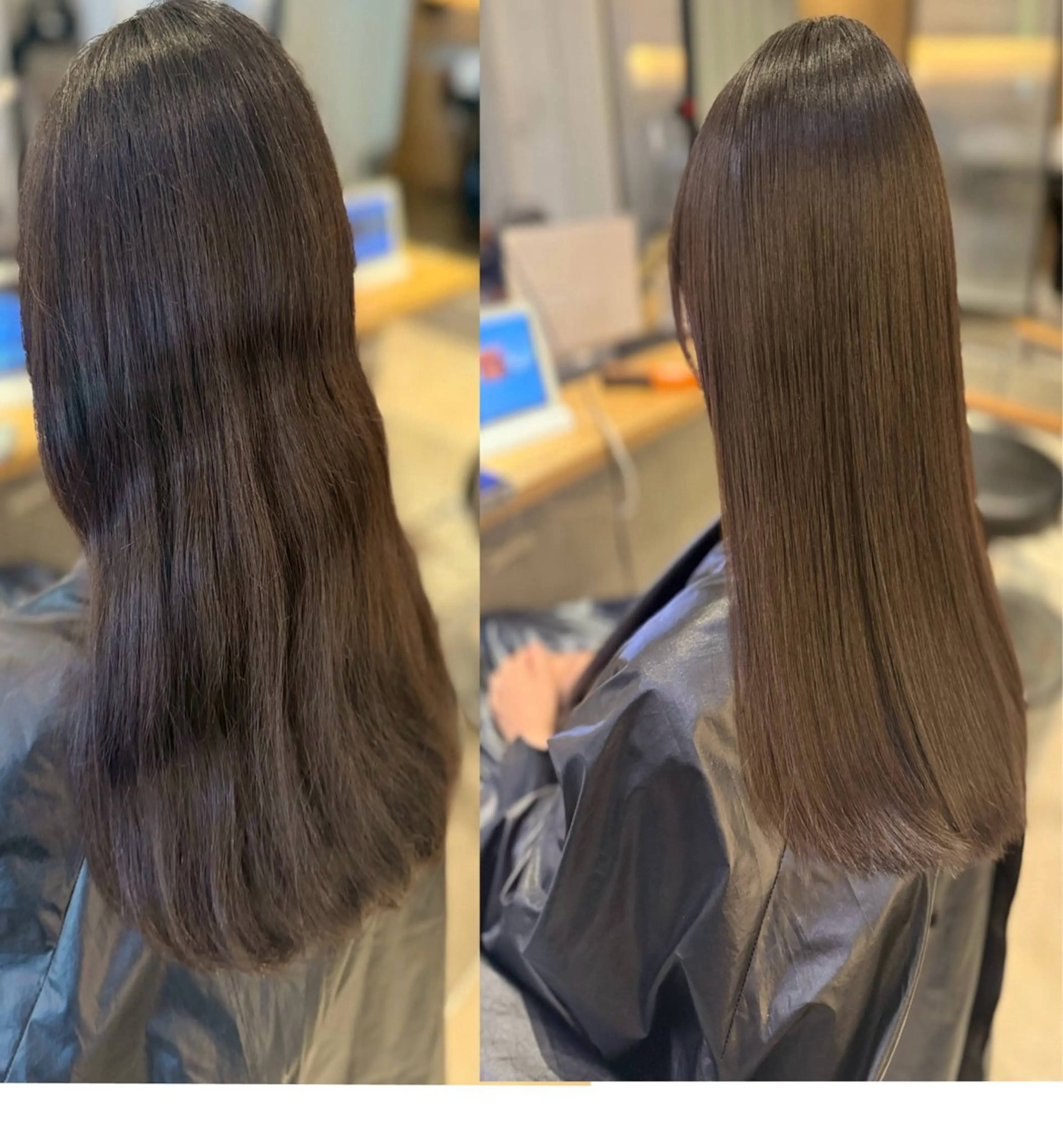 ロング 縮毛矯正 トリートメント サラツヤ縮毛 矯正✨meguのヘアスタイル