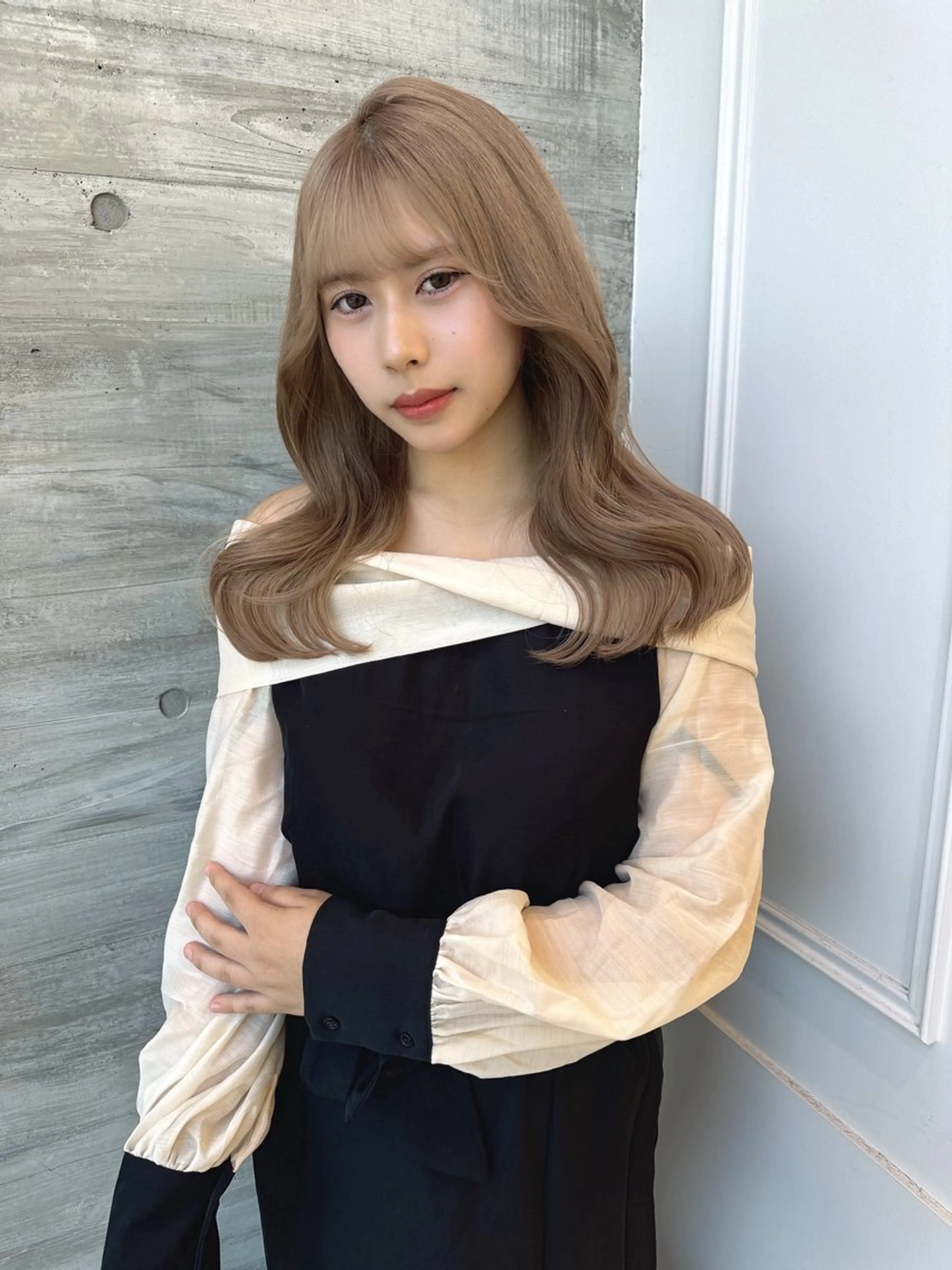 ロング カラー カット ヘアカラー ♡ParveMix NANO♡のヘアスタイル