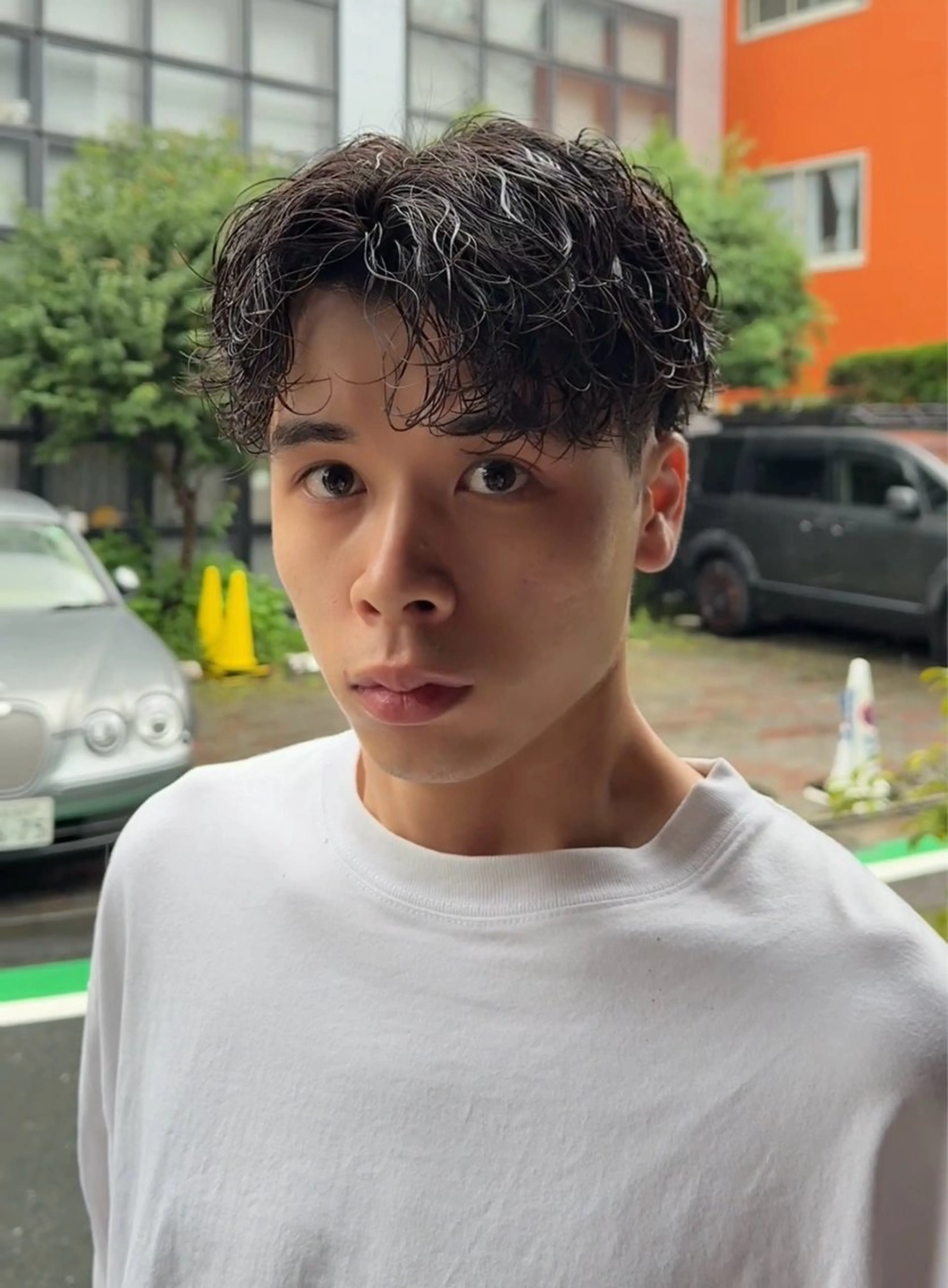 ショート パーマ カット パーマ トリートメント ヘッドスパ ヘアセット gallica表参道 副店長/佐藤翼のヘアスタイル