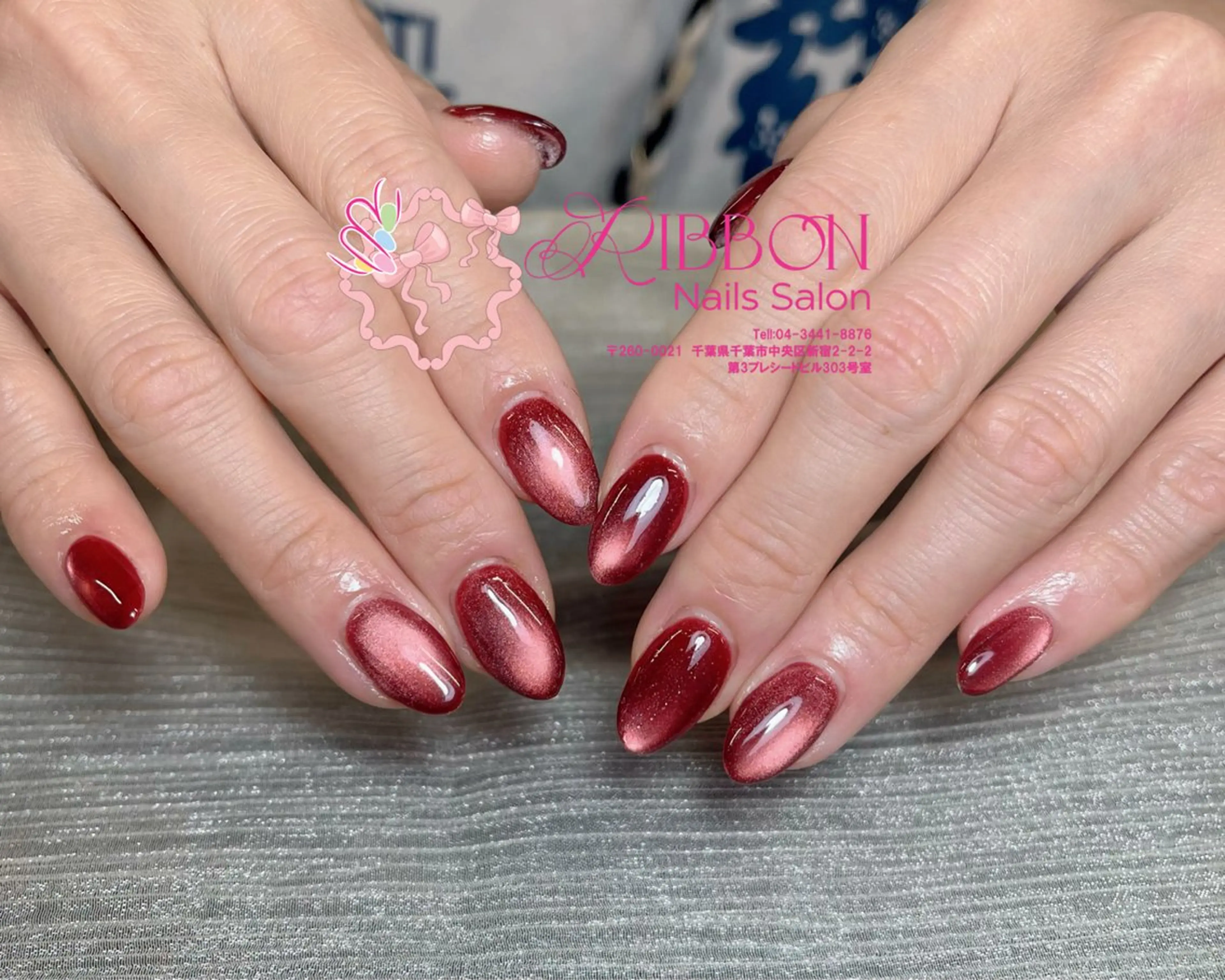 ネイル チークネイル フットネイル フレンチネイル グラデーション 韓国ネイル ハンドネイル Ribbonnail salonのネイルデザイン