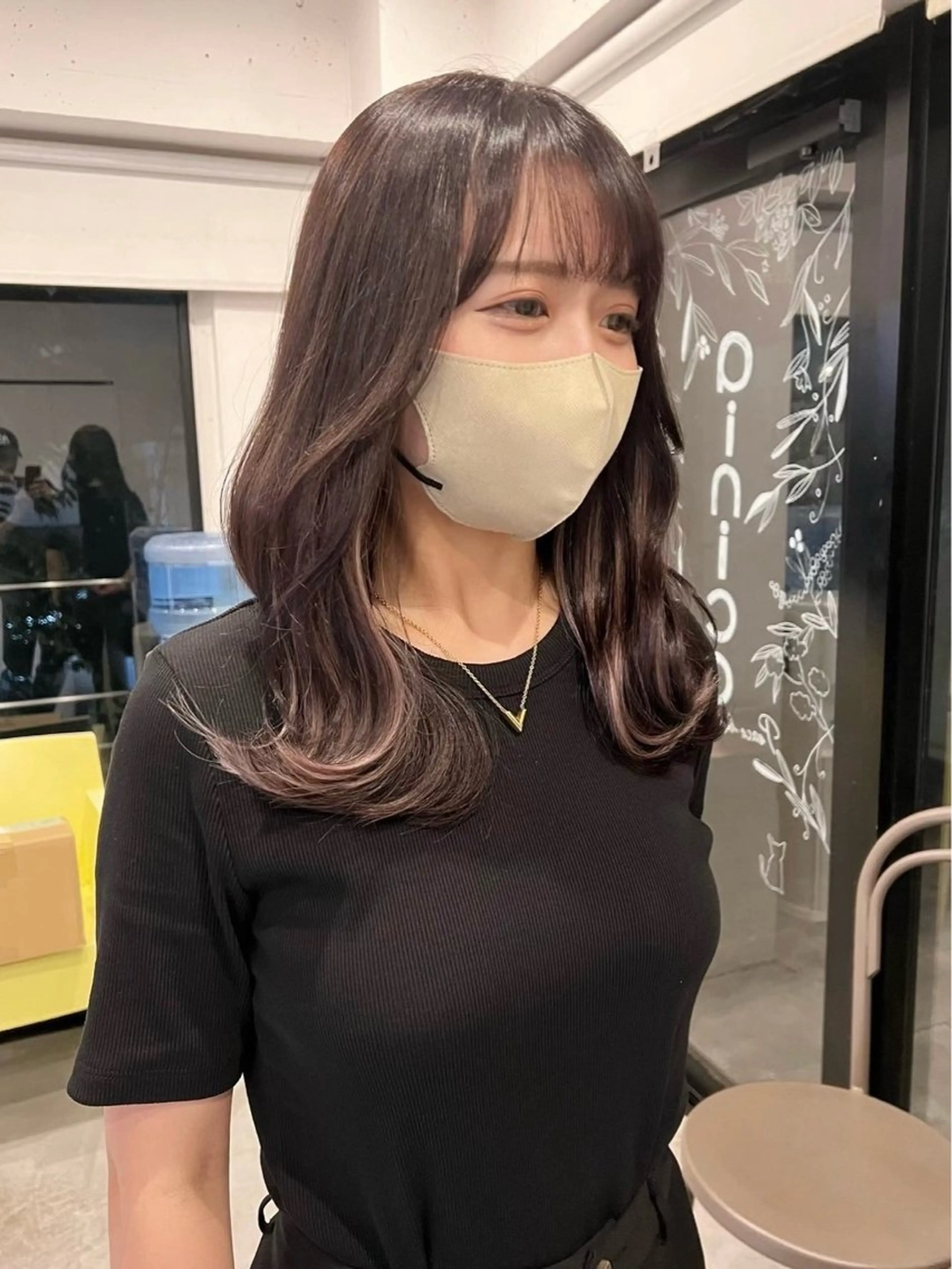 ロング カラー ピンクカラー エクステ エクステ 艶髪カラー✨似合わせ No.1🥇渡辺康貴のヘアスタイル