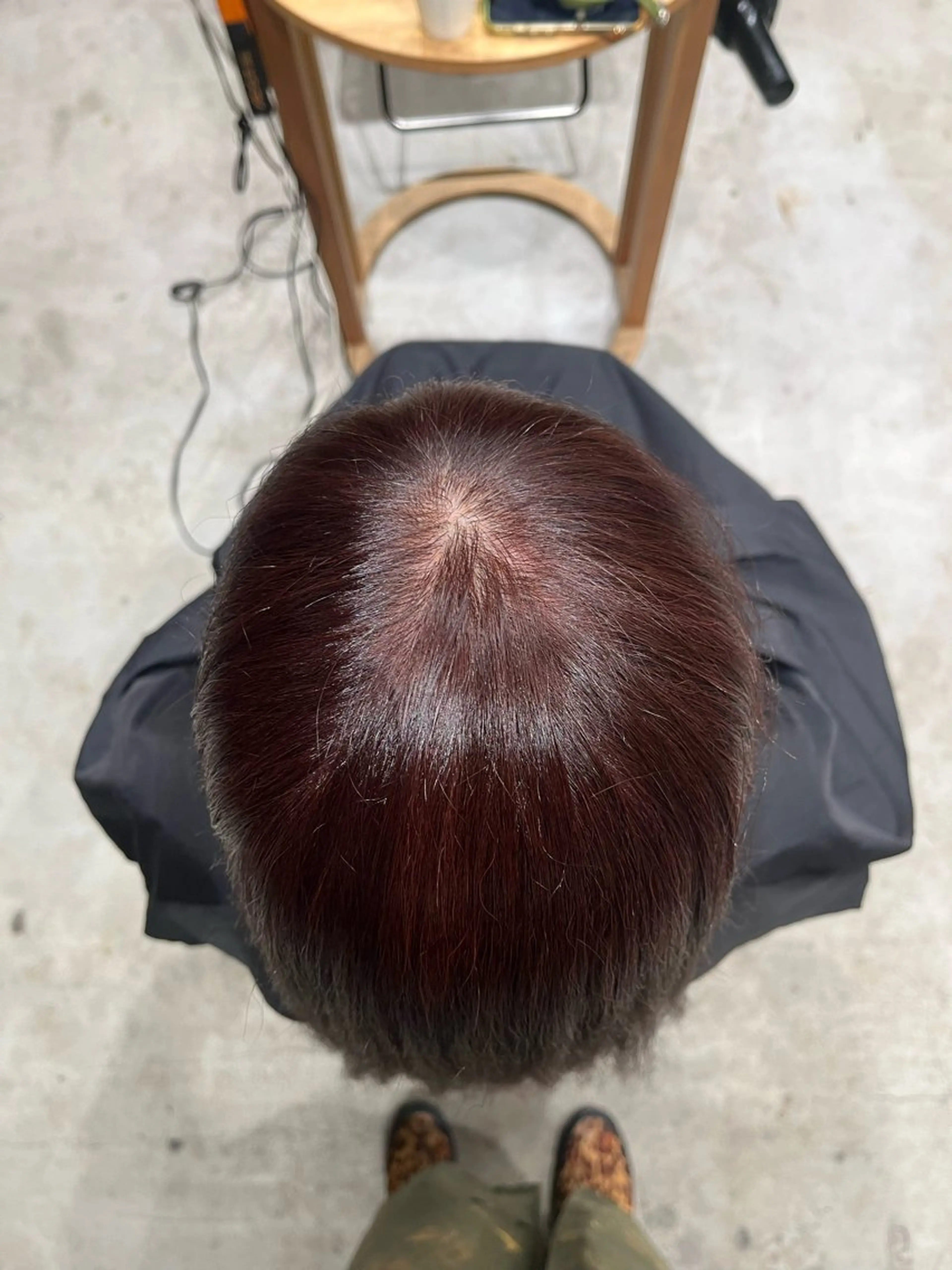 カラー レッドカラー rukia : カットモデル様大募集のヘアスタイル