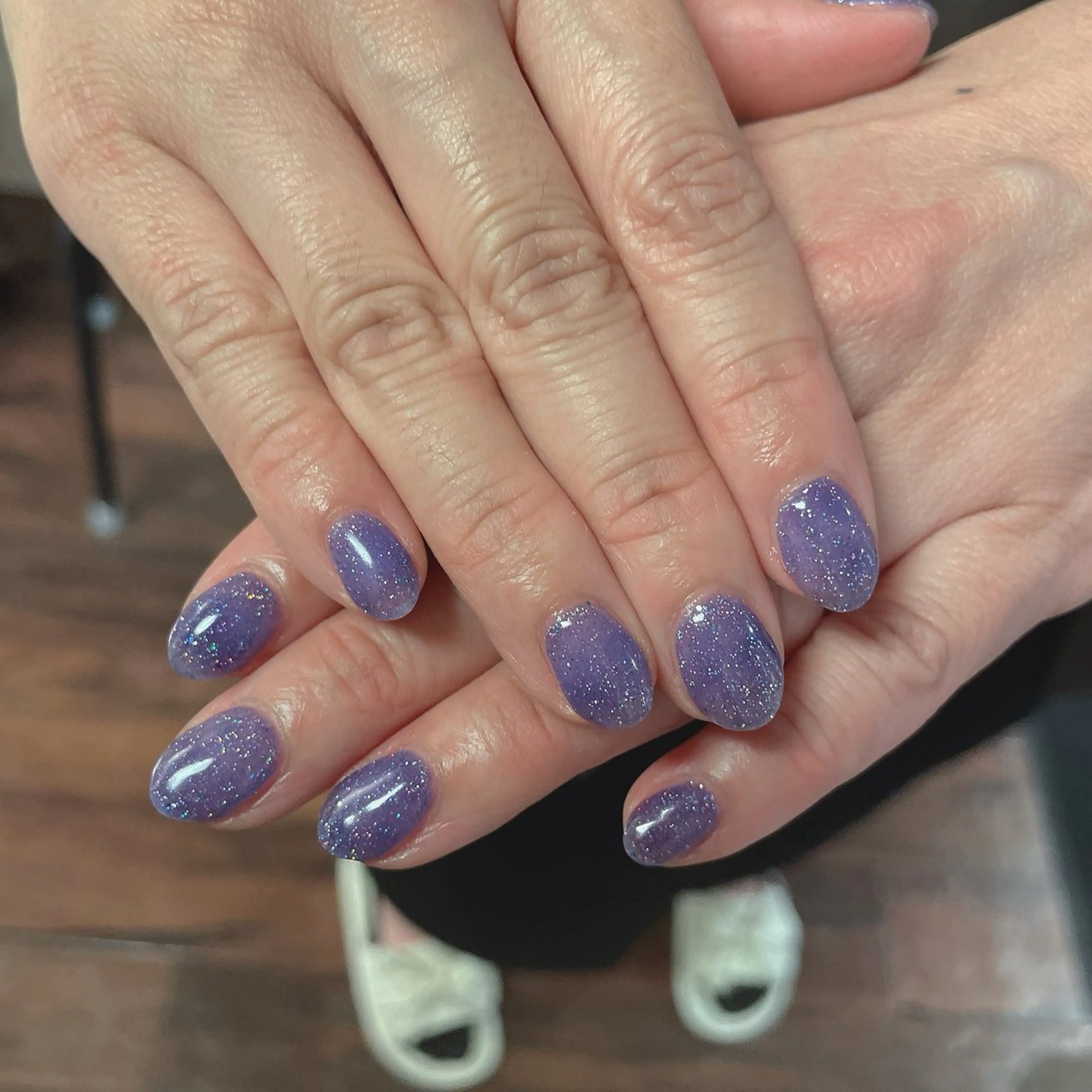 ネイル ラメ(グリッター) 導一Ⅲ(ミチイスリー)所属・ニュアンス得意／モデ ル募集／サオリ🍍のネイルデザイン