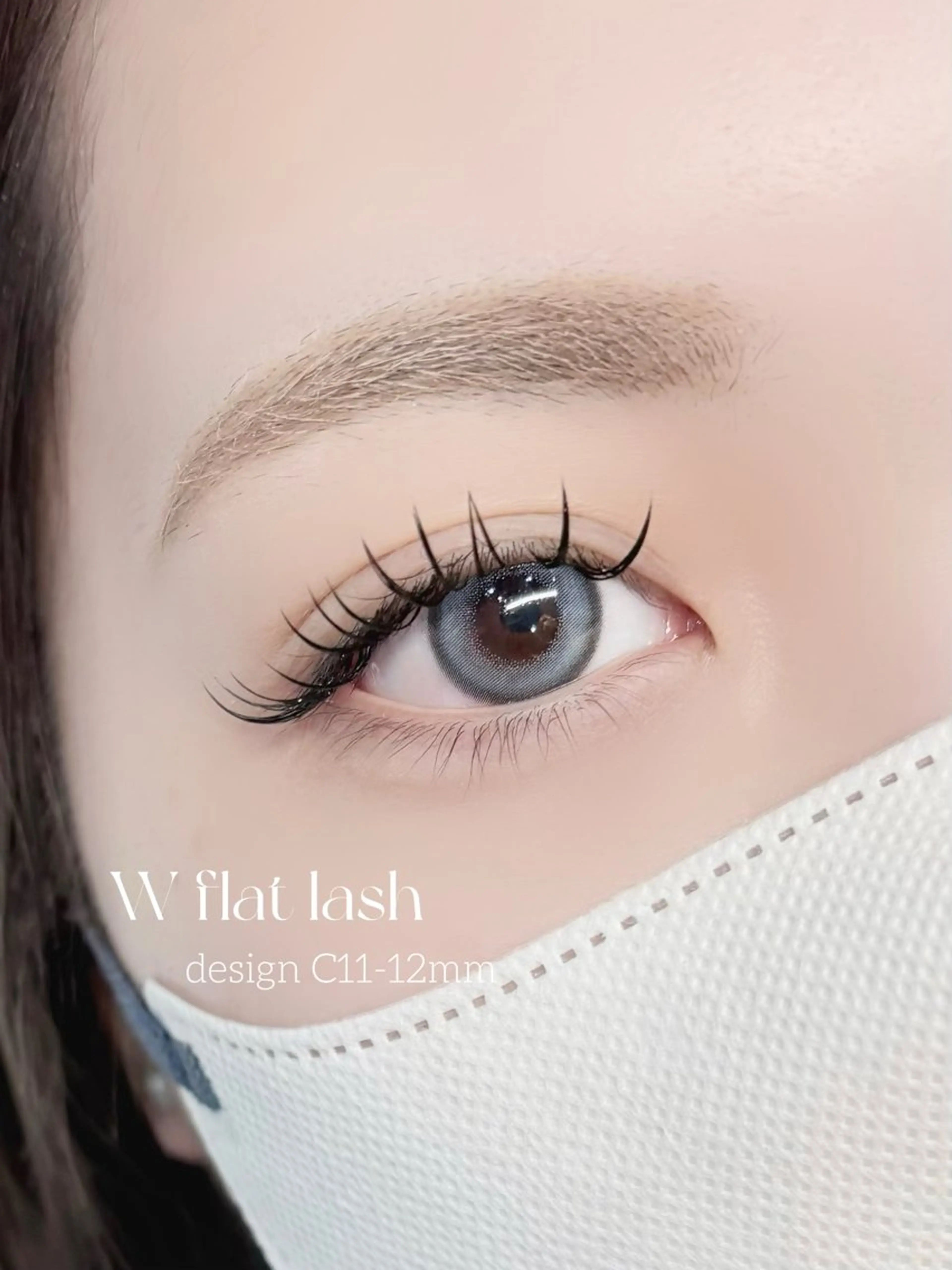 マツエク・マツパ フラットラッシュ Fericia 🎀ERIKAのマツエク・マツパデザイン