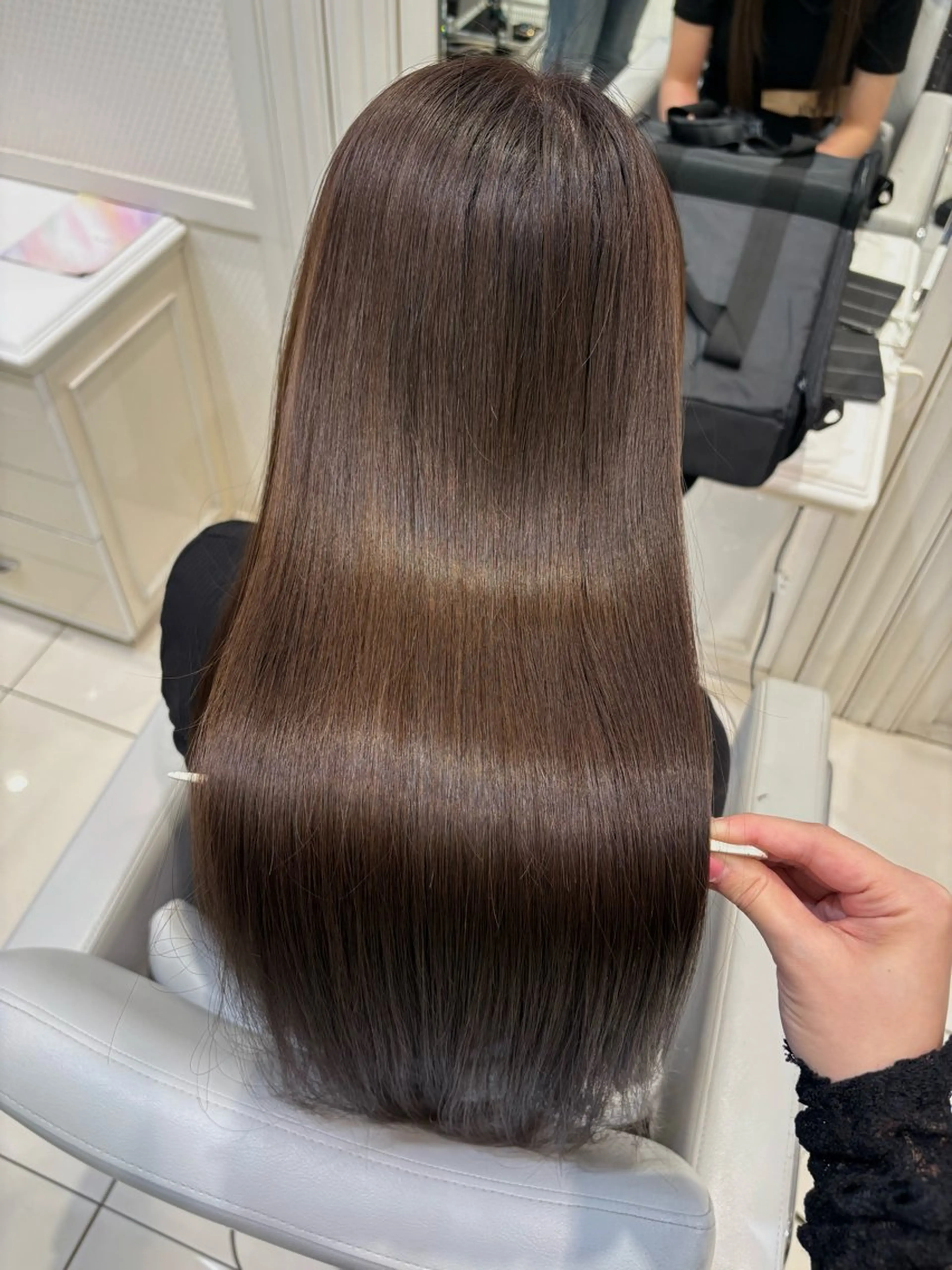 ロング トリートメント 美髪縮毛矯正/ ケアカラー🍓KAEのヘアスタイル