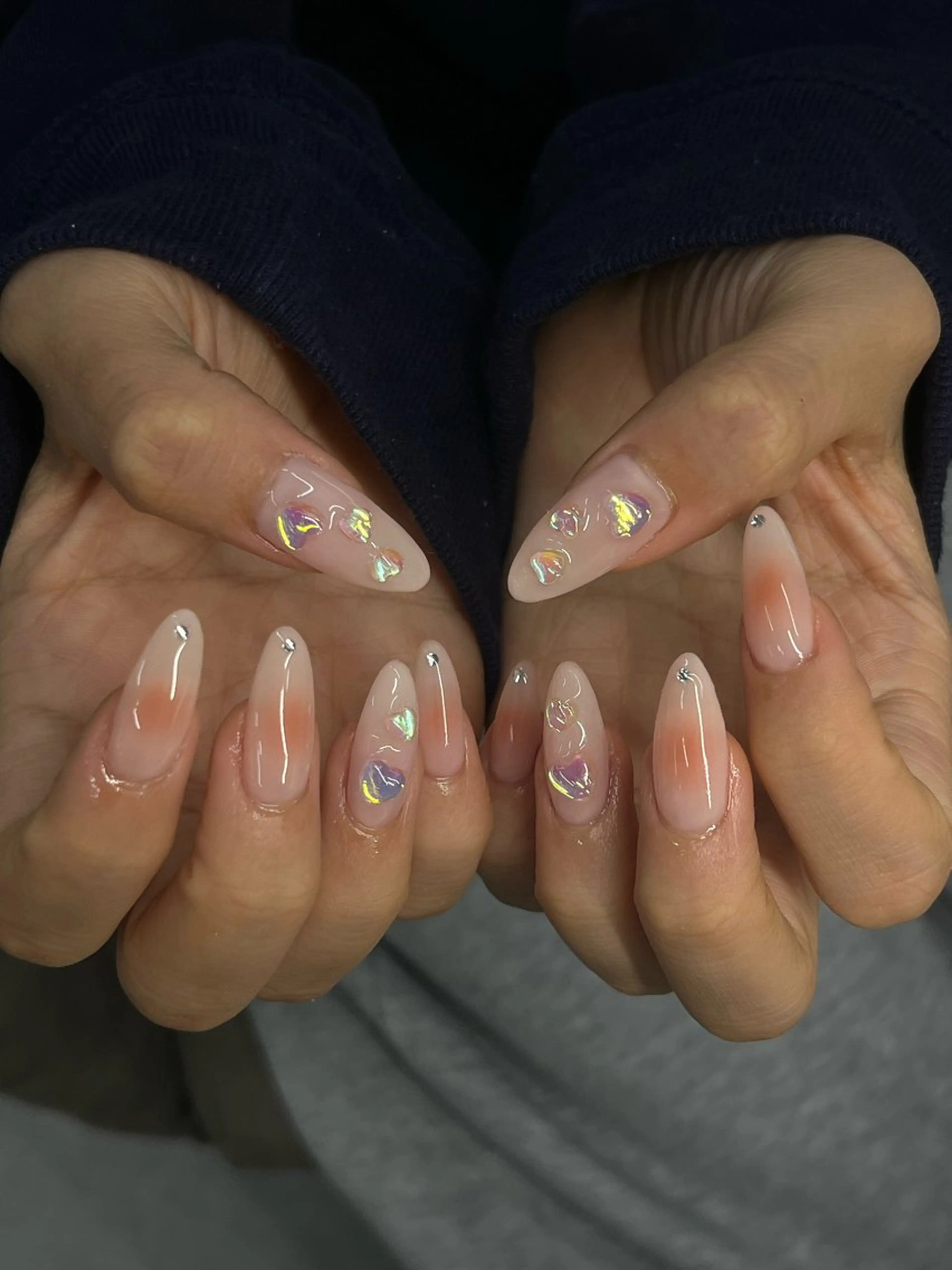 ネイル チークネイル 春ネイル ハンドネイル schon 🎀saraのネイルデザイン