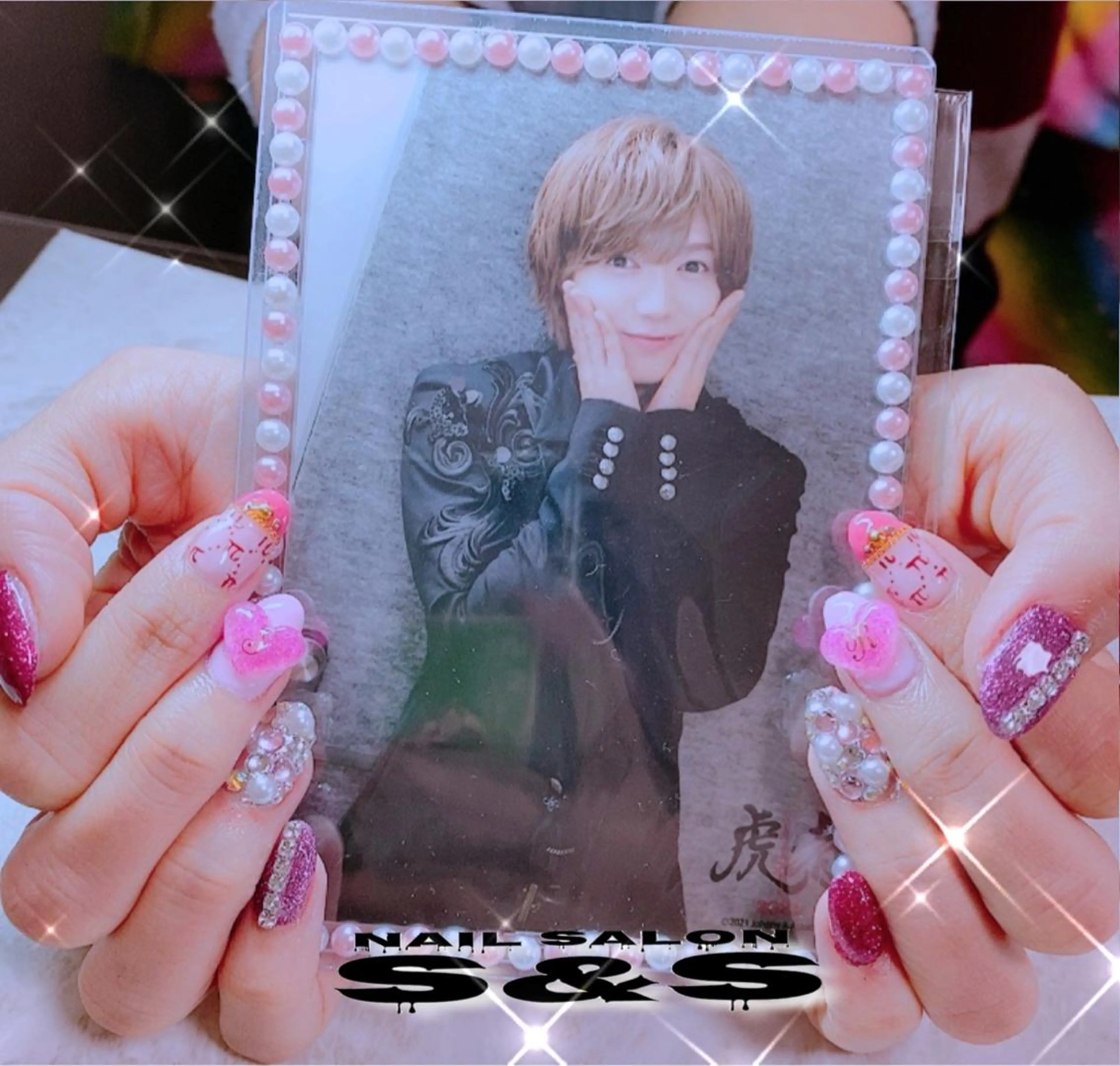 ネイル 長さ出し メンズネイル 持ち込み スカルプネイル S&S 村田小百合のネイルデザイン