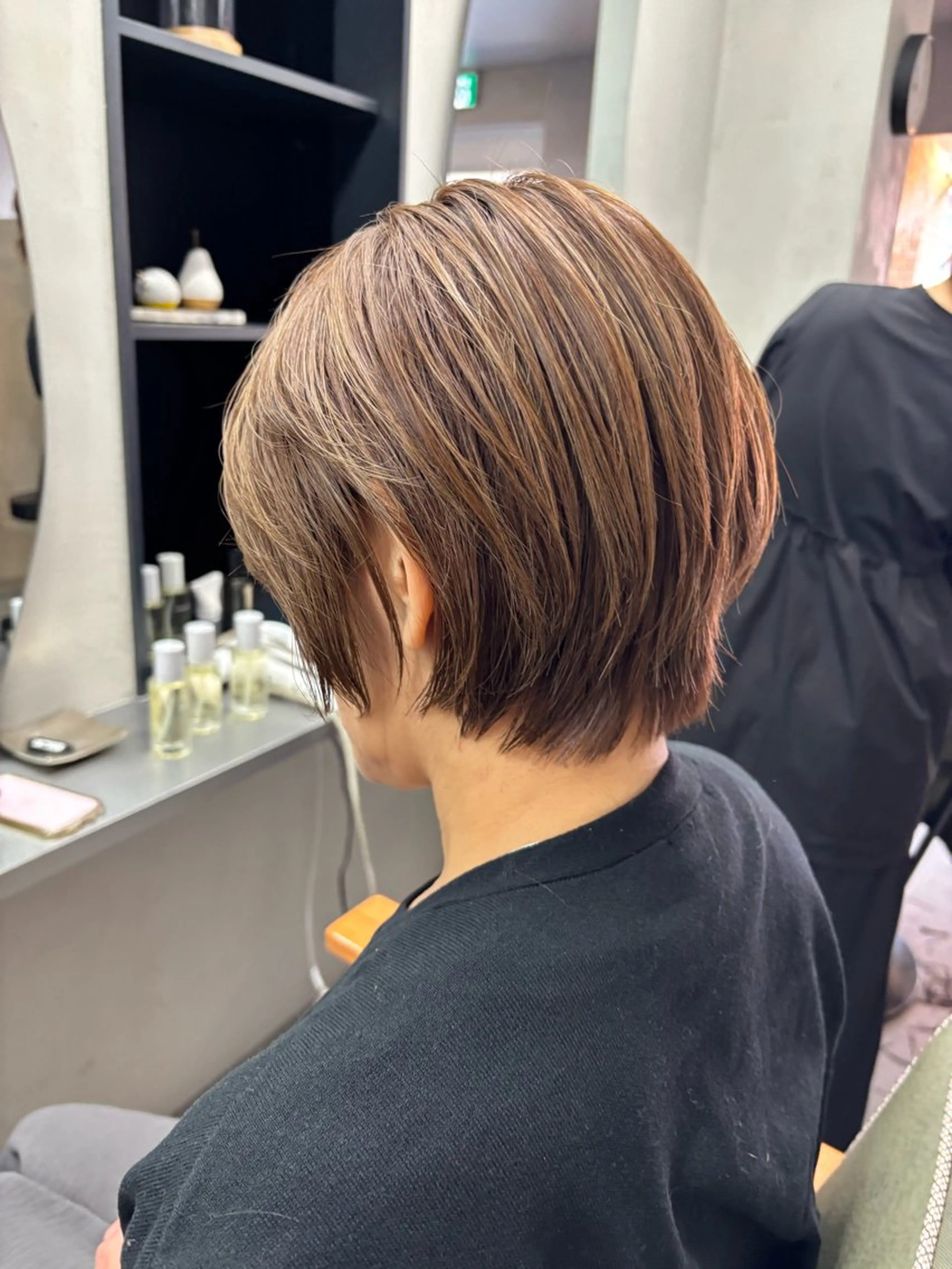 ショート カラー ショートヘア カット ヘアカラー トリートメント nico 麻生 やまざきれいのヘアスタイル