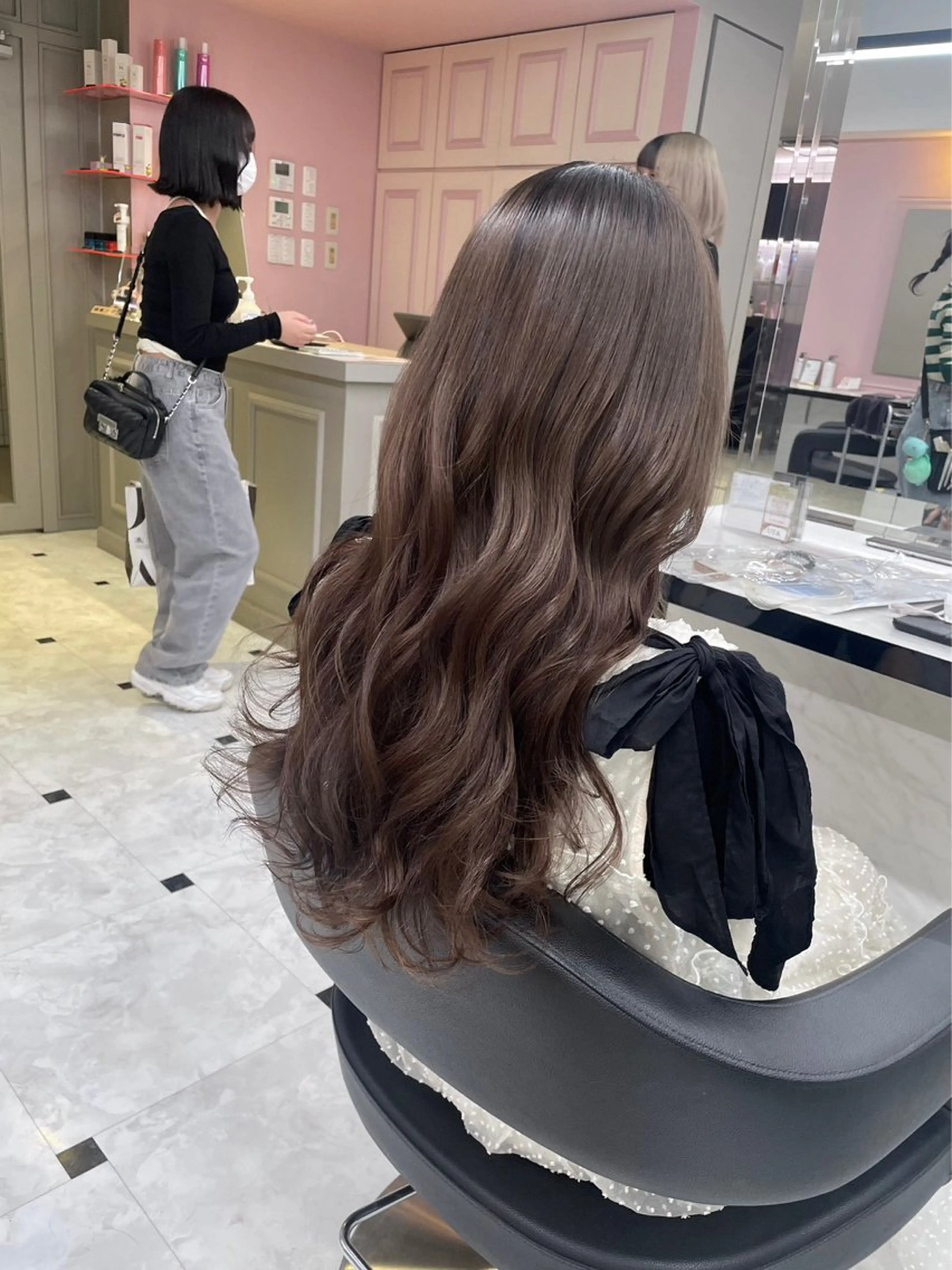 ロング カラー ヘアアレンジ 💖うる艶カラー💖 モデル募集💖のヘアスタイル