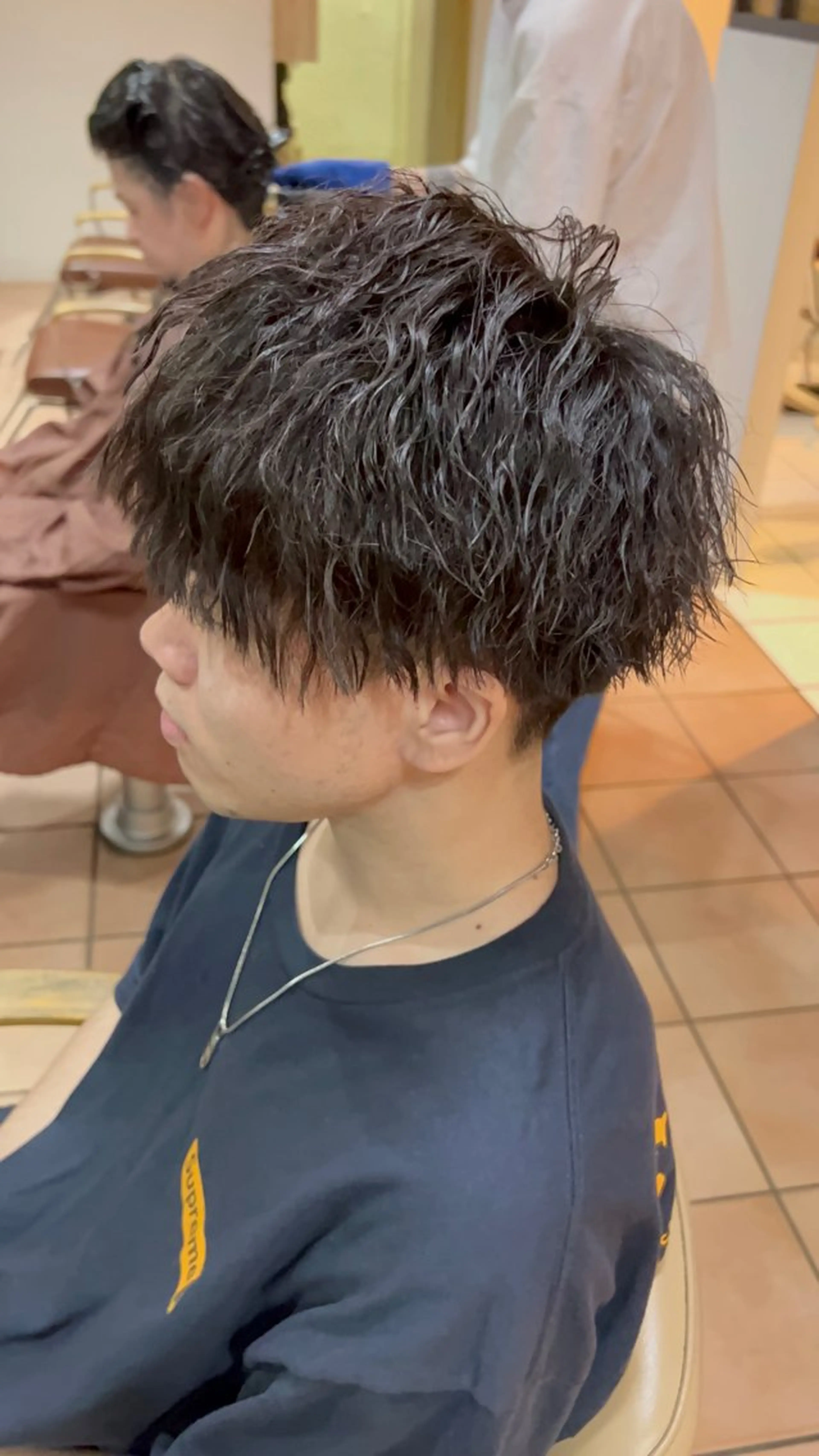 ショート パーマ メンズ カット パーマ トリートメント 朝3分でキマる 村上陸のヘアスタイル