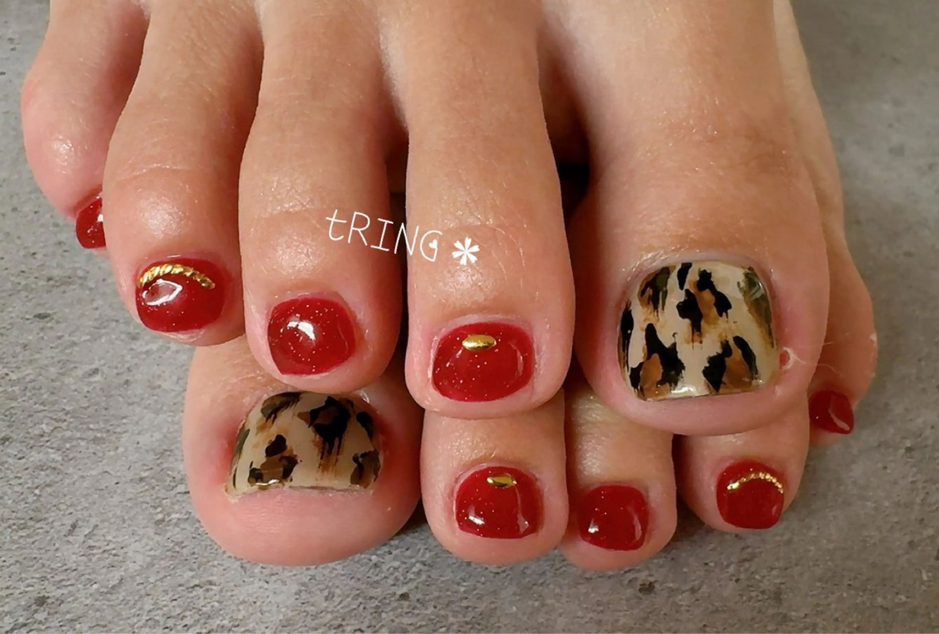 ネイル フットネイル tRING＊ しいの木台のネイルデザイン