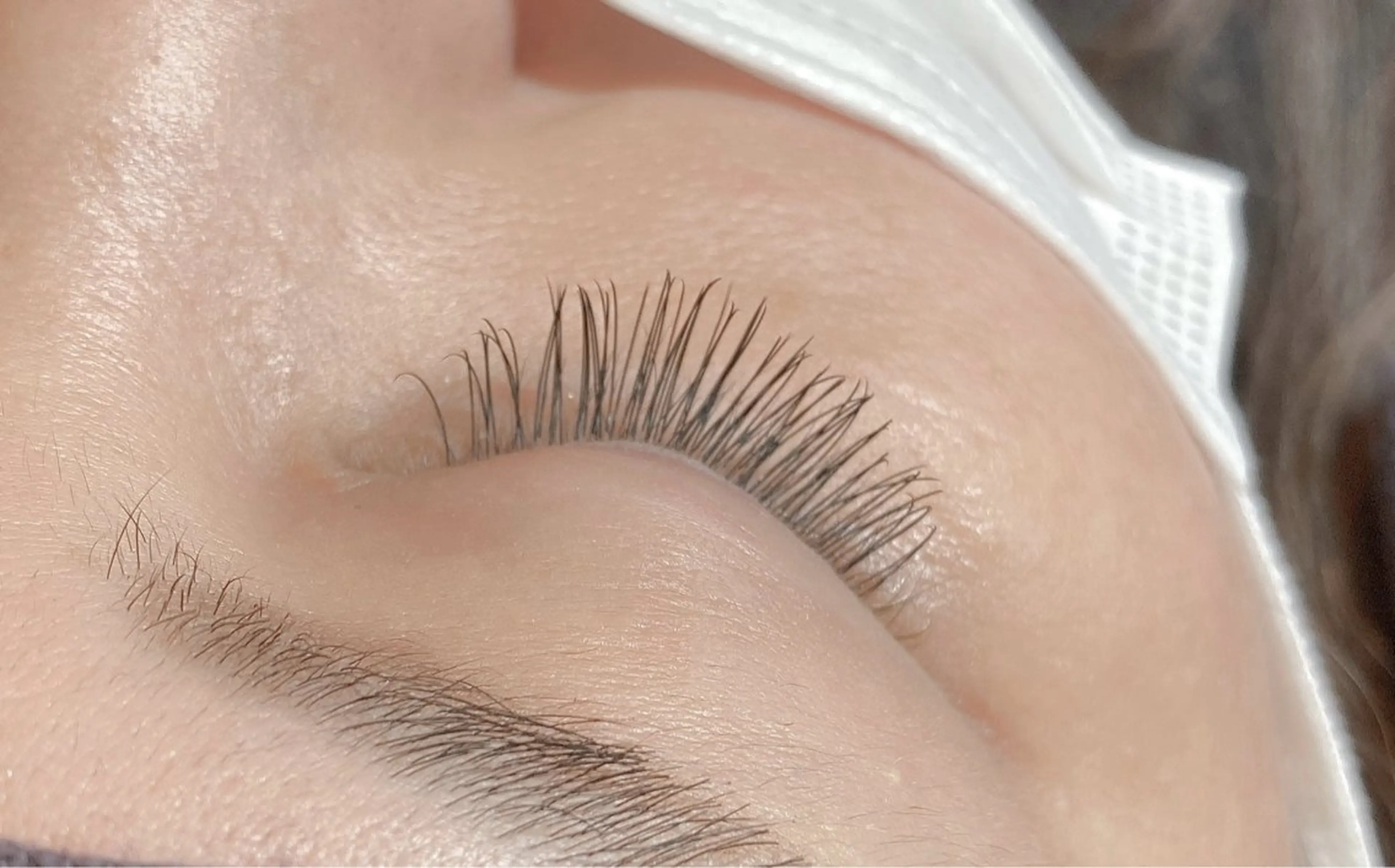 フラットマットラッシュ使用🕊上まつげ両目120本までの写真