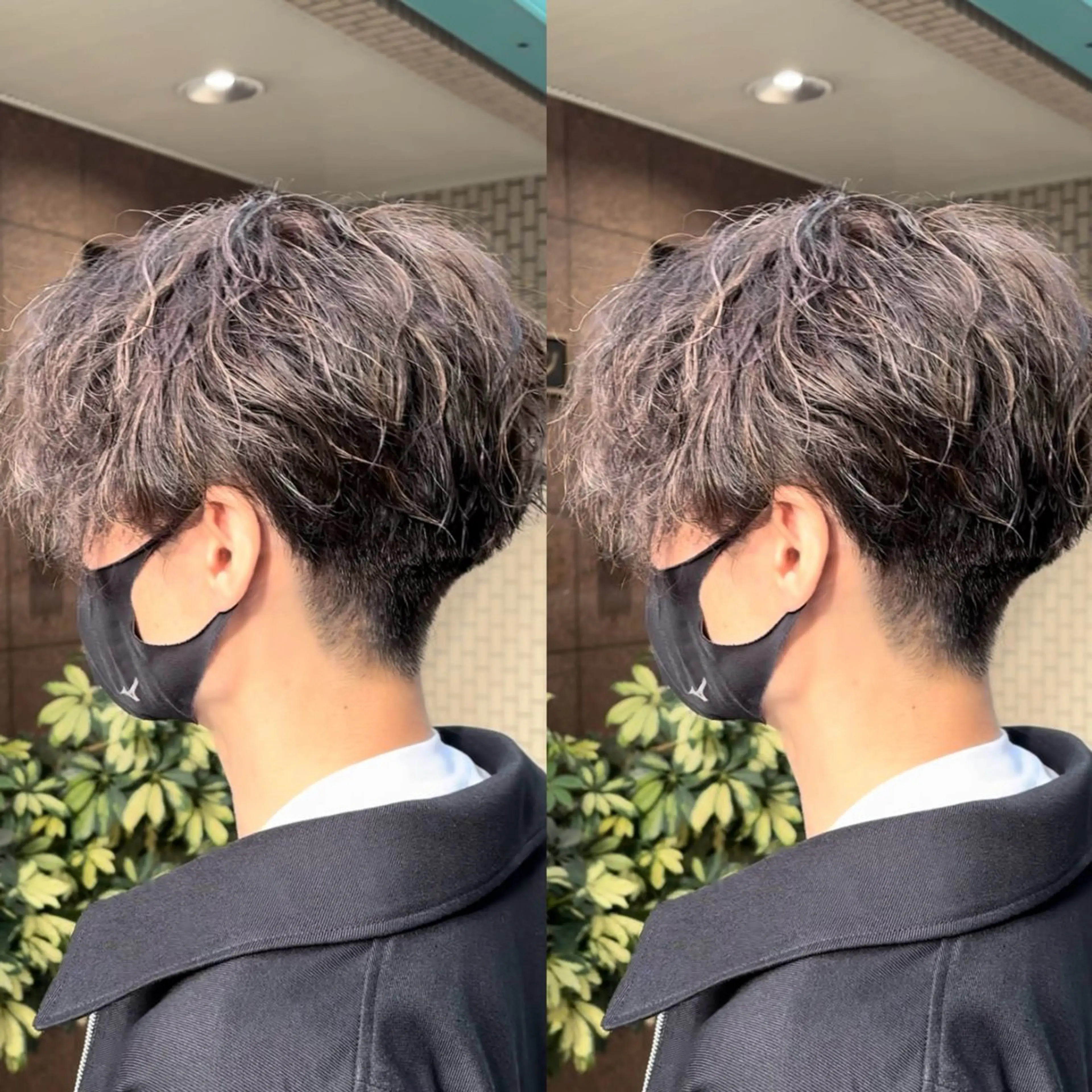 【men's】デザインカット＋ハイライト＋オンカラー＋2Stepトリートメントの写真