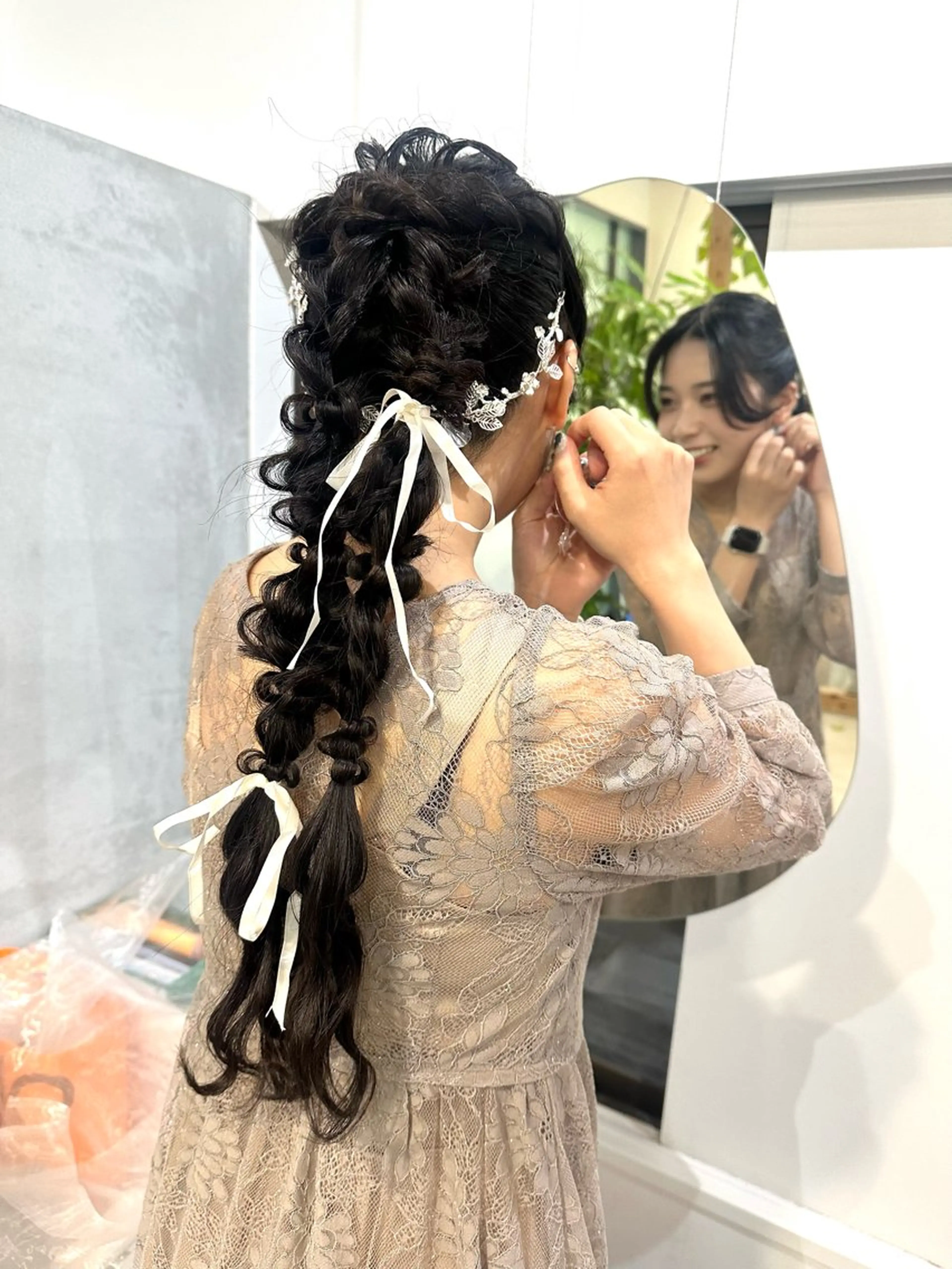 ヘアアレンジの写真