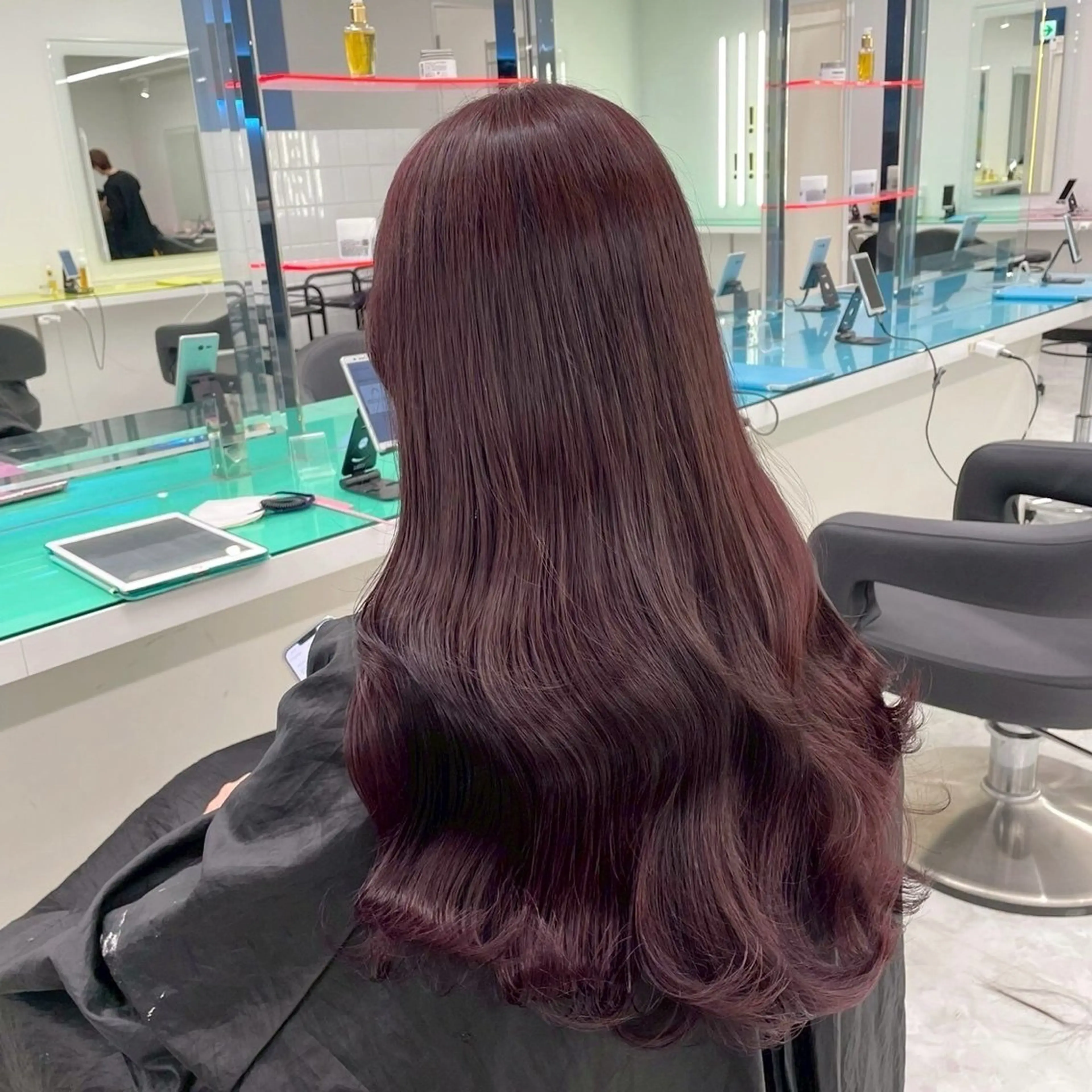 ロング ブリーチなし🫧韓国 🫧HANA🫧のヘアスタイル