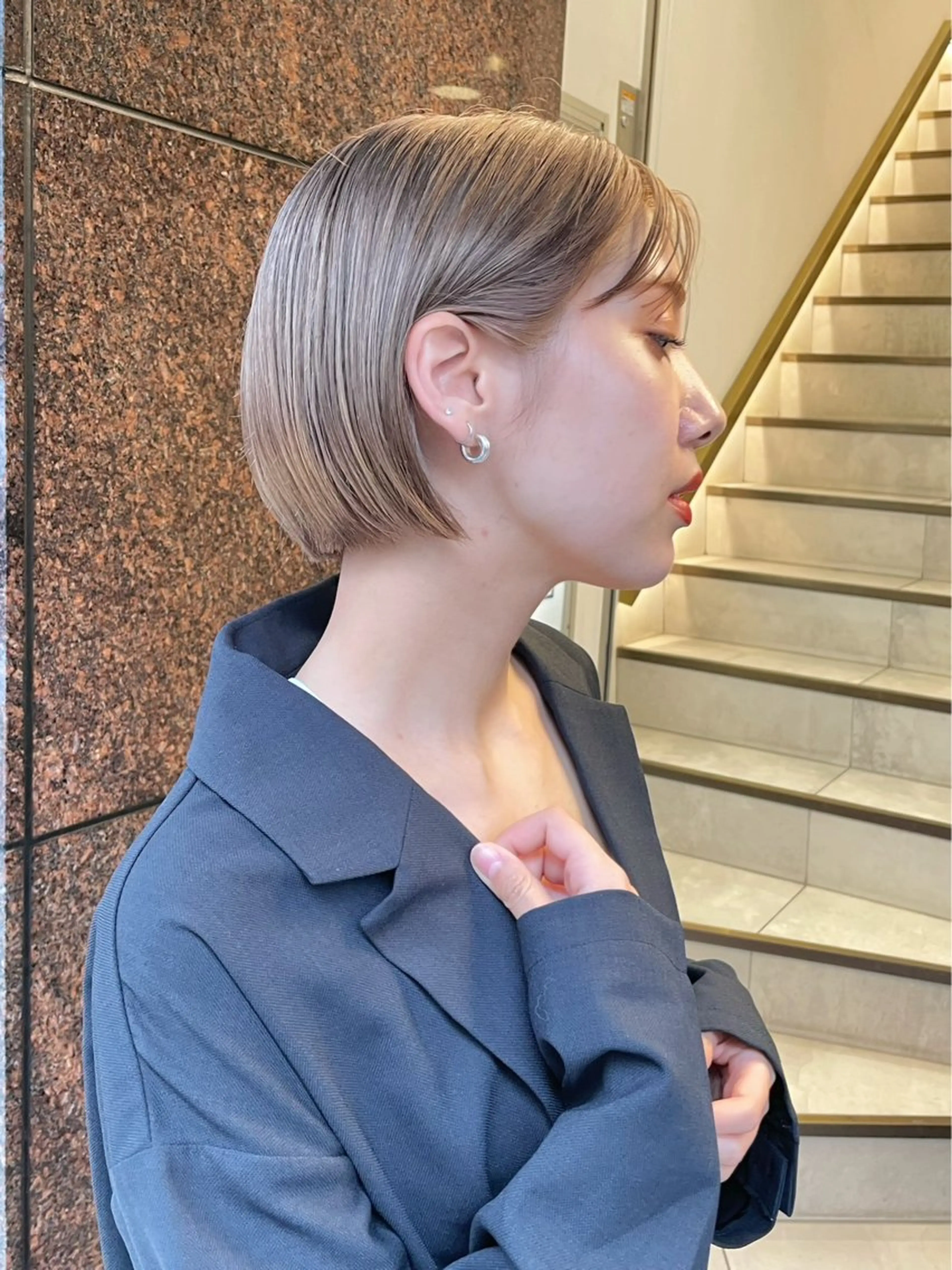 ミディアム カラー 外国人風ヘア スペシャリスト★高沼のヘアスタイル