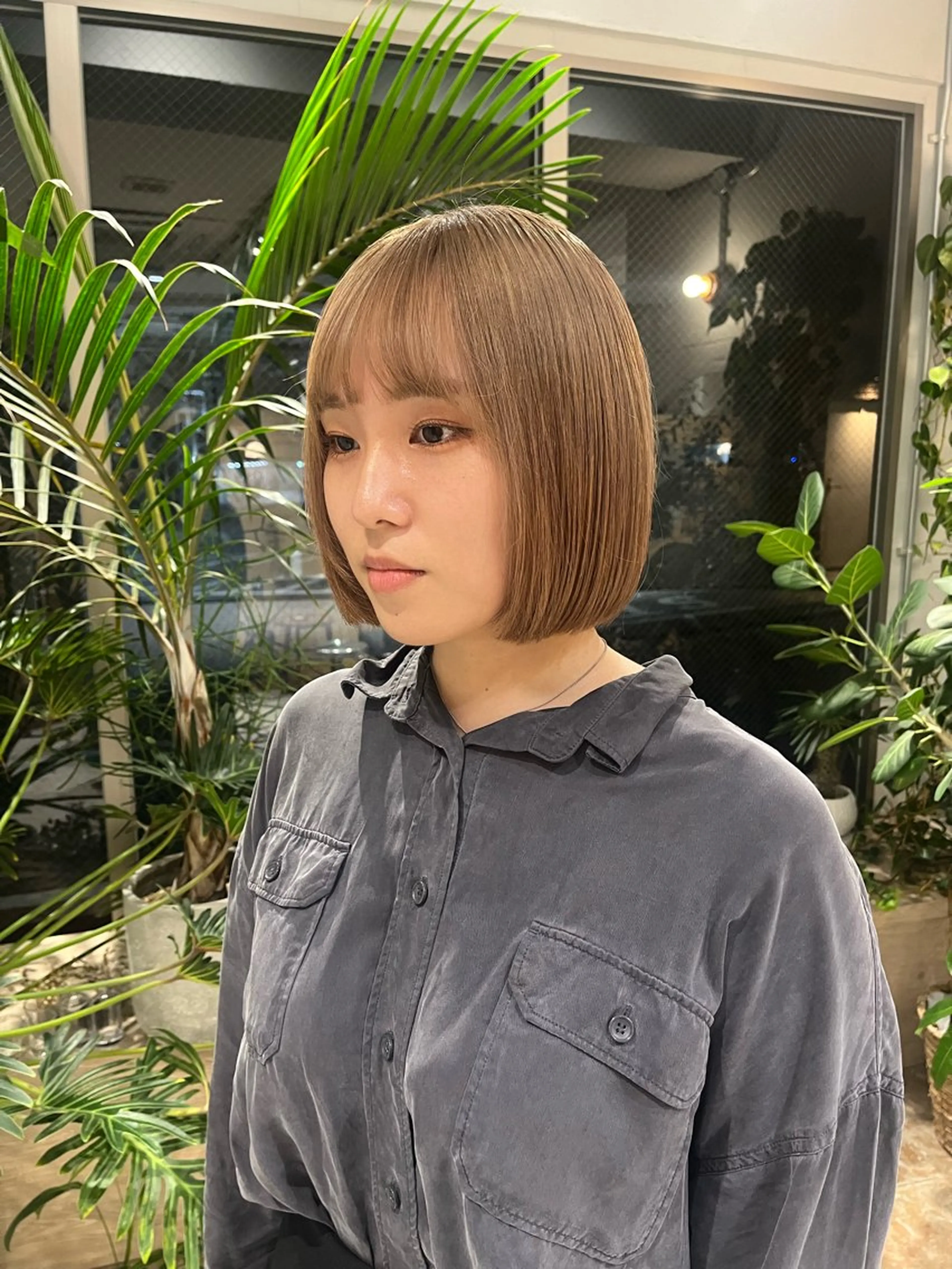 ショート カラー 🦖ミニボブ/ボブ /MOEKA🦕のヘアスタイル