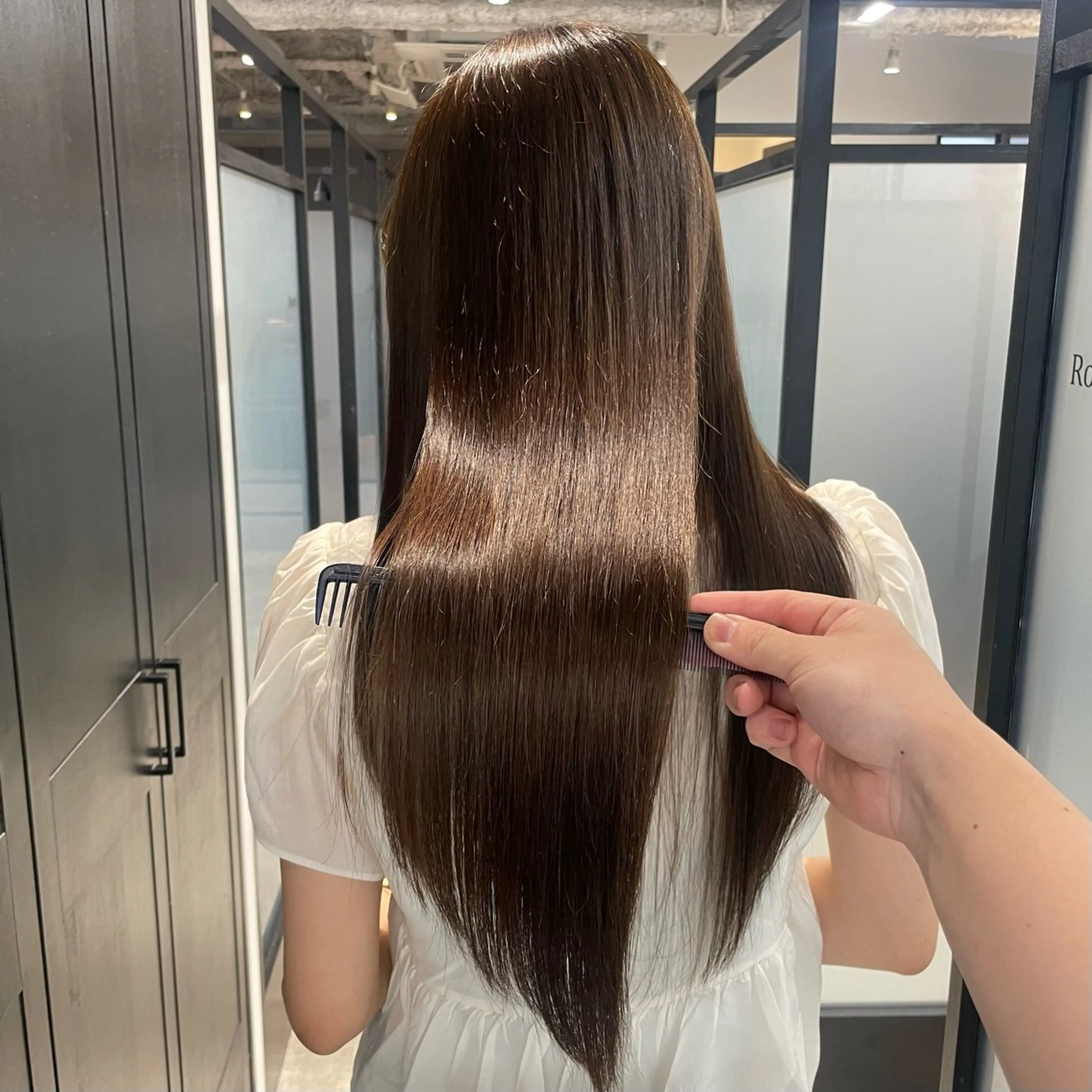 ロング カット ヘアカラー トリートメント 山口滉斗/美髪 縮毛矯正/髪質改善のヘアスタイル