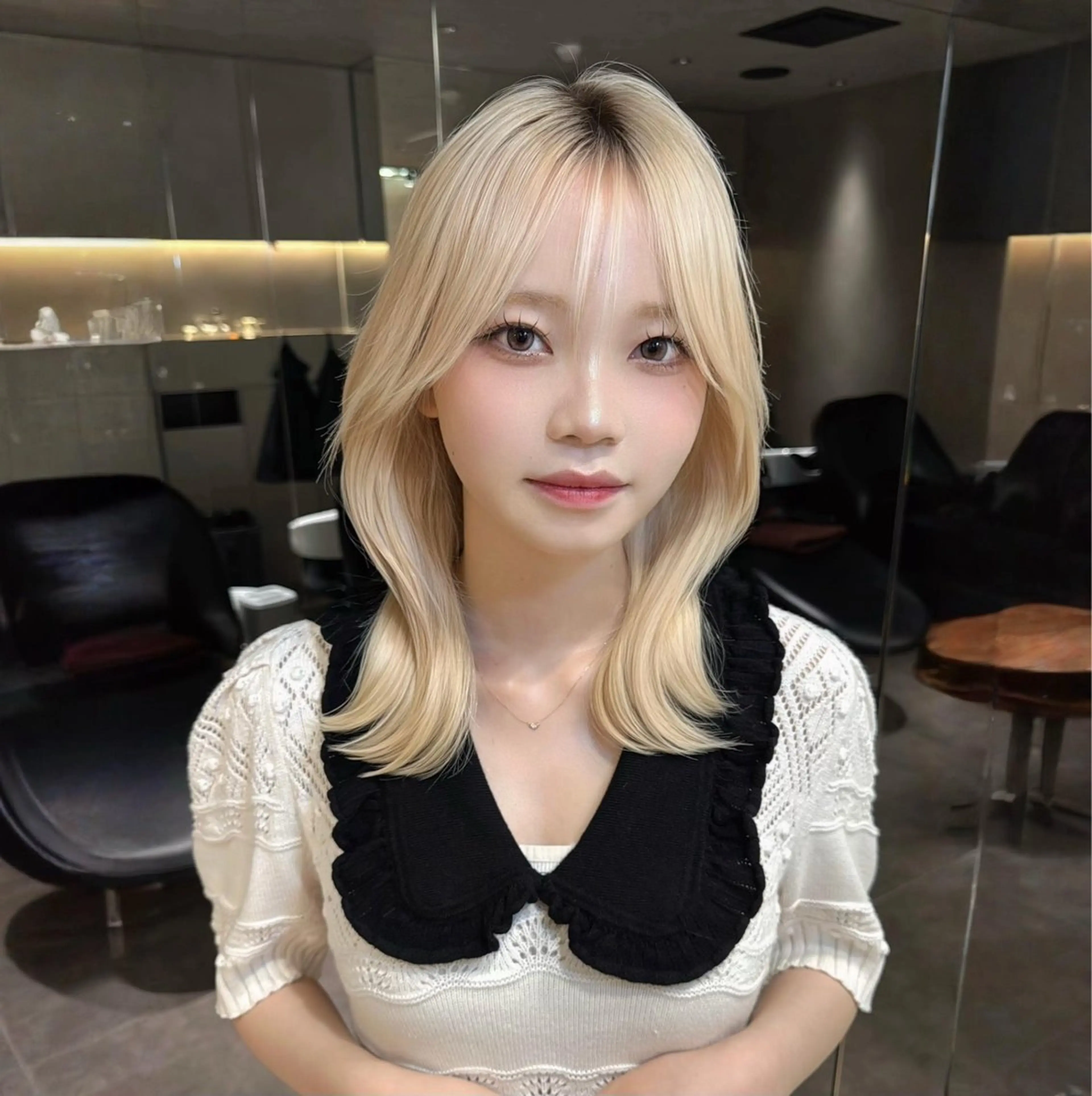 セミロング ヘアカラー トリートメント 池袋/暖色カラー/ レイヤー/YUKAのヘアスタイル