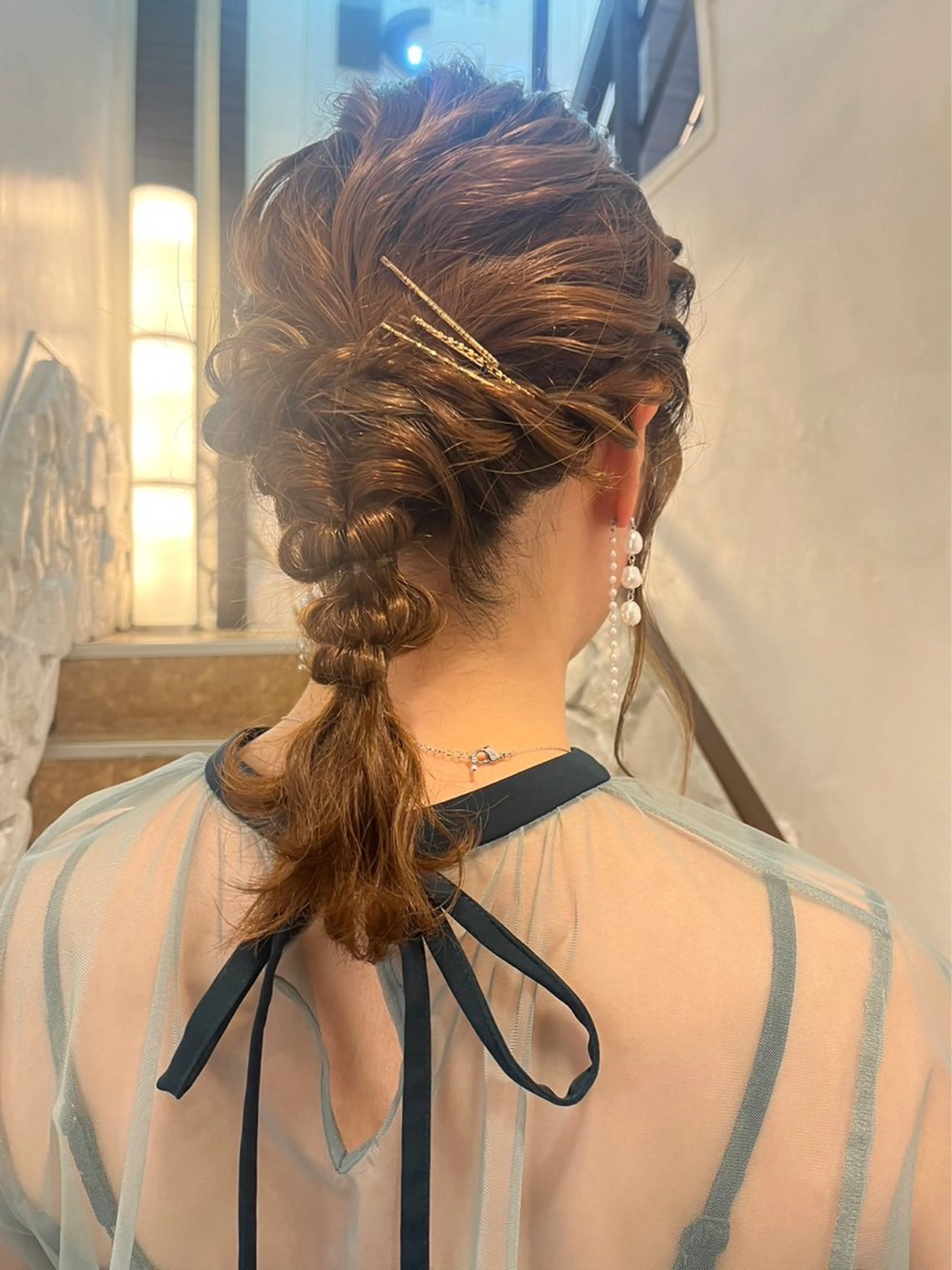 ヘアアレンジ 宮里 萌々のヘアスタイル