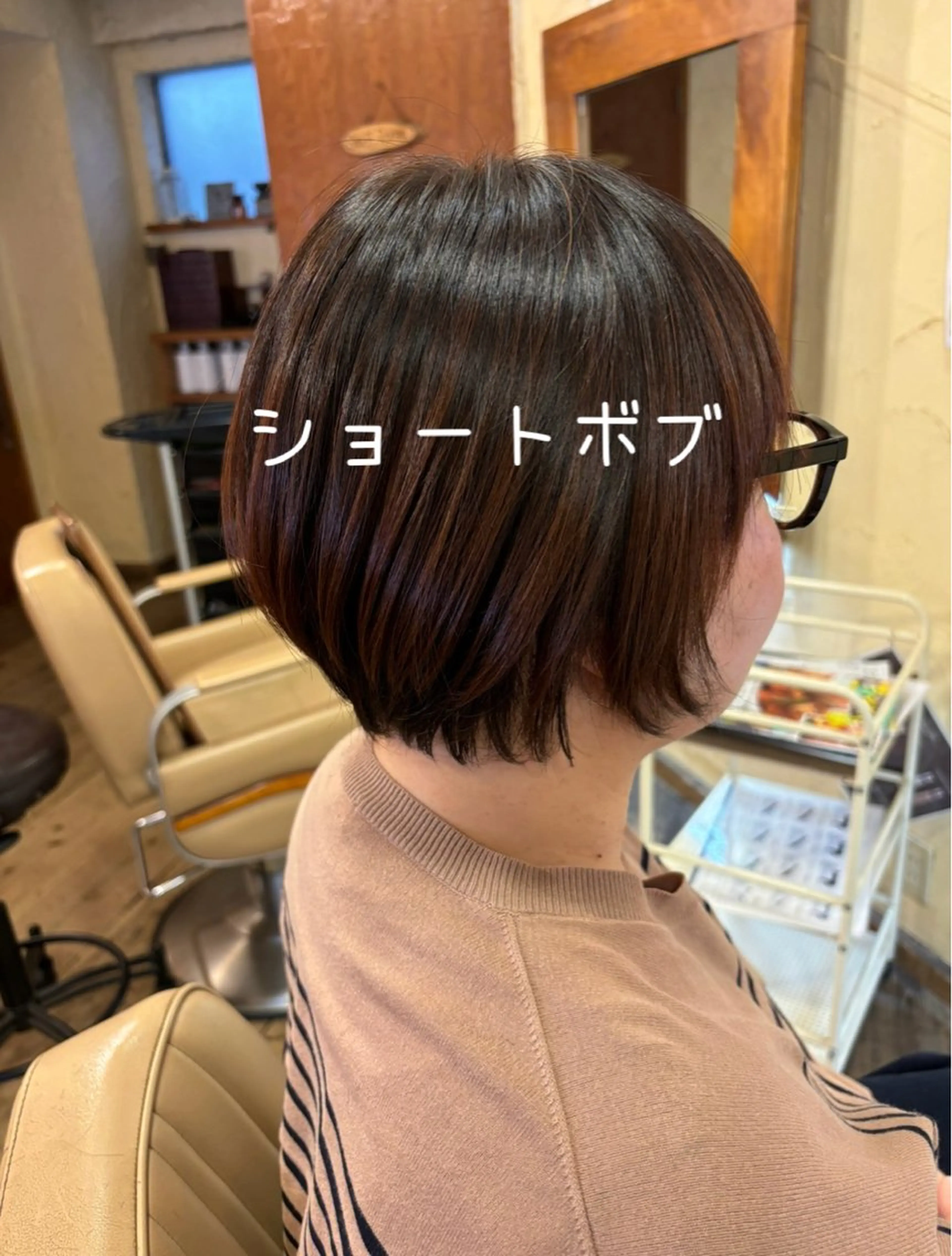 ショート ショートボブ ボブ ショートヘア カット ヘアカラー トリートメント 大鹿 数馬のヘアスタイル