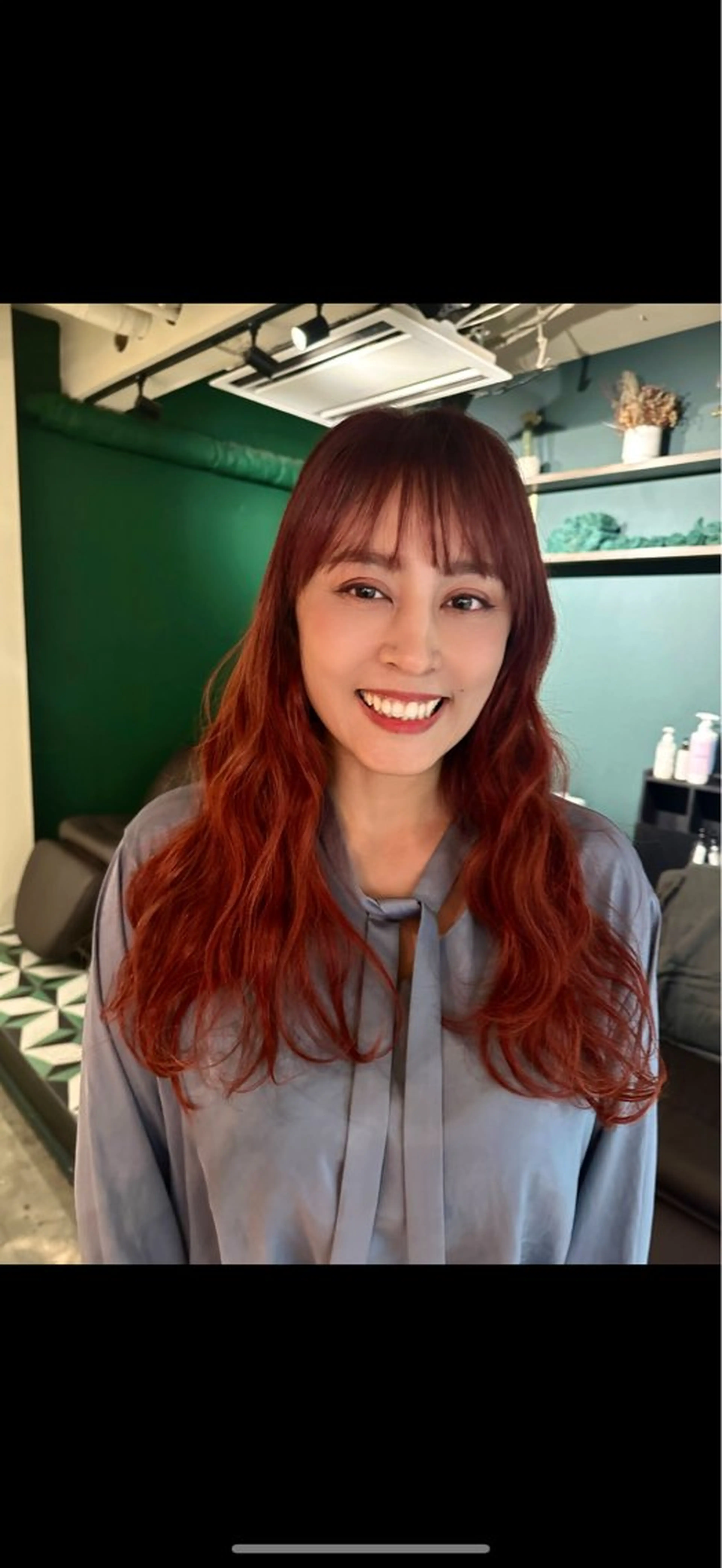 ロング CHIHO💚羽エク /マツエクのヘアスタイル