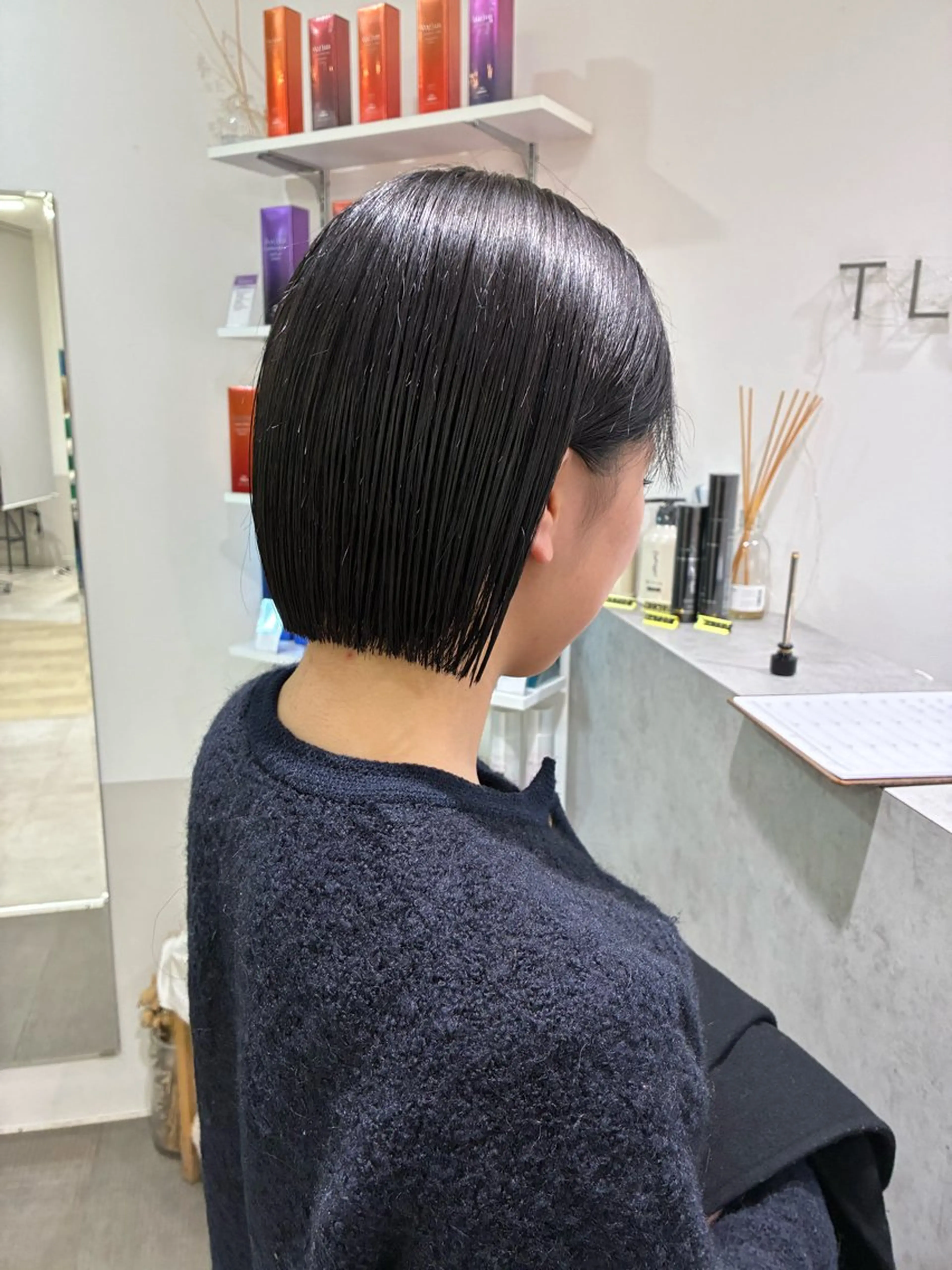 ショート ボブ 髪質改善jewelbox 〜私のトリートメント〜 東梅田店所属・髪質改善/ボブ/梅田 runa_ニュアンスのヘアスタイル